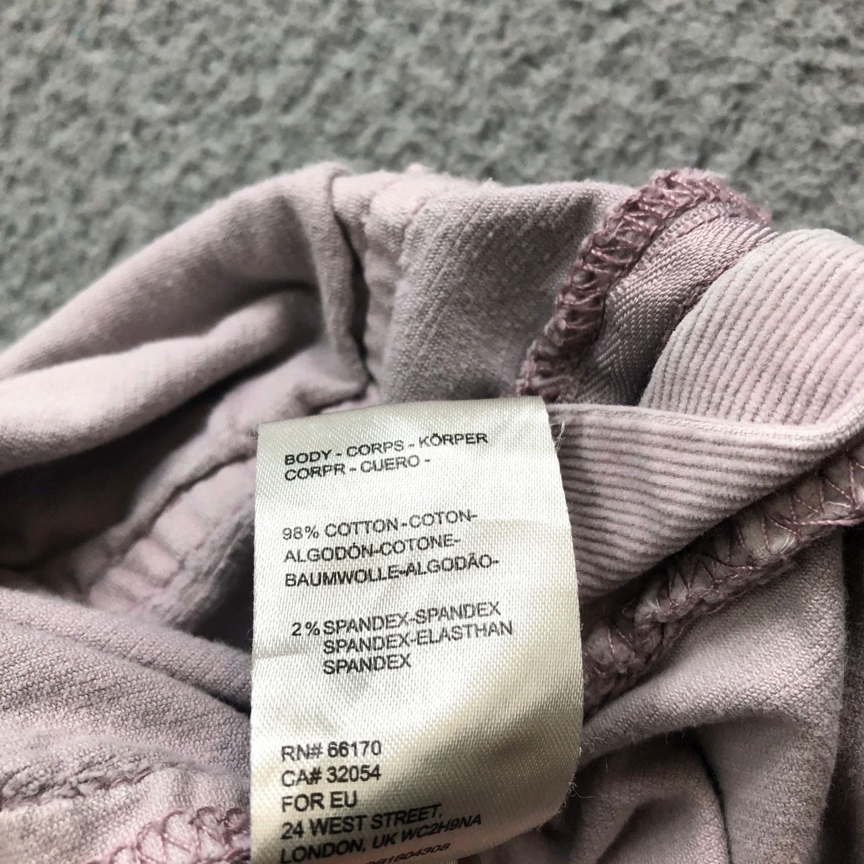 Free People We the Free People Jenny High Rise Corduroy Flare Pants Womens 26 Pink Stretch Corduroy Wide-Leg Zipper Pocket Casual Bohemian Vintage: No Size 26" / US 2 / IT 38 - 7 Thumbnail