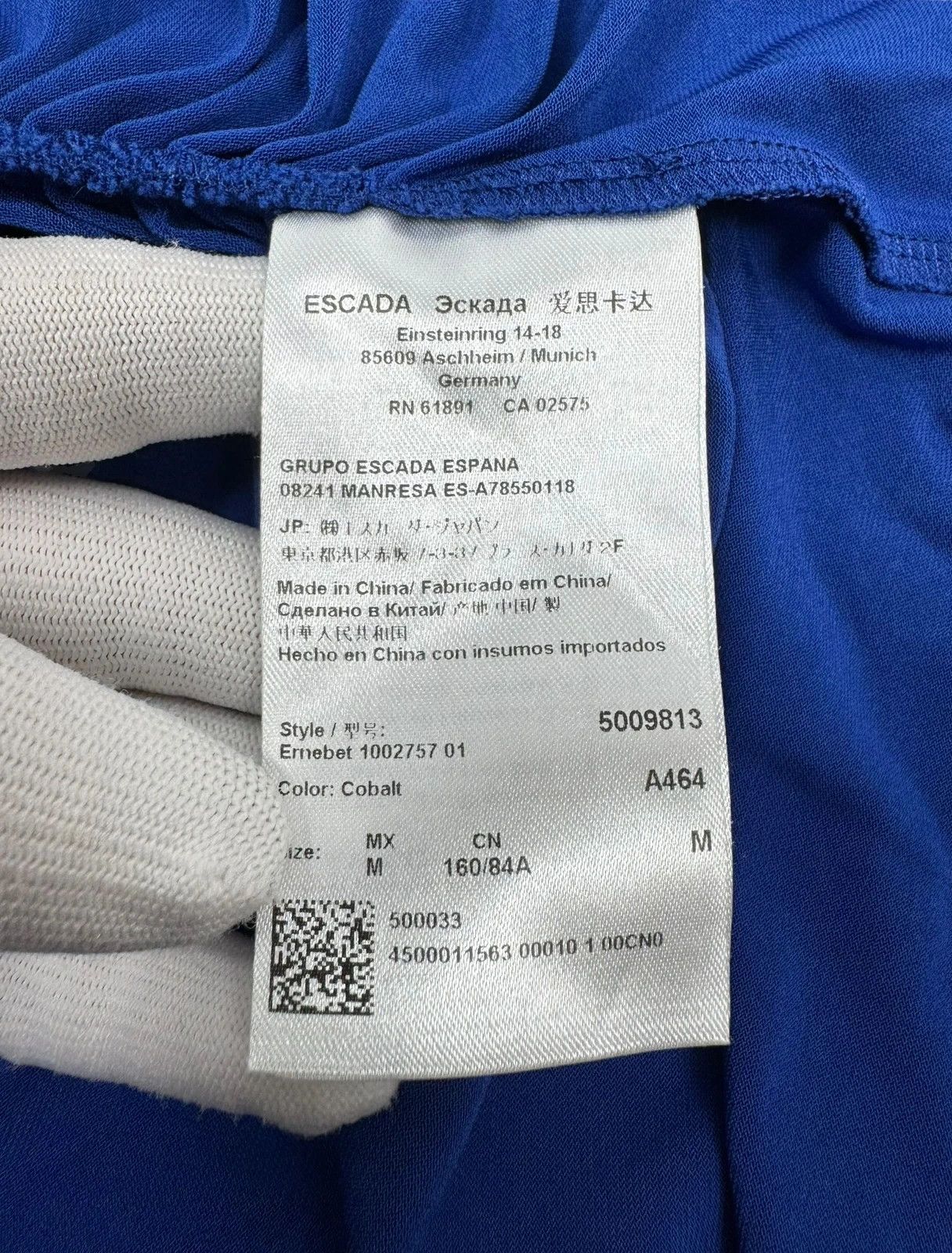 Escada Escada Draped Blouse Viscose size M Size M / US 6-8 / IT 42-44 - 13 Thumbnail