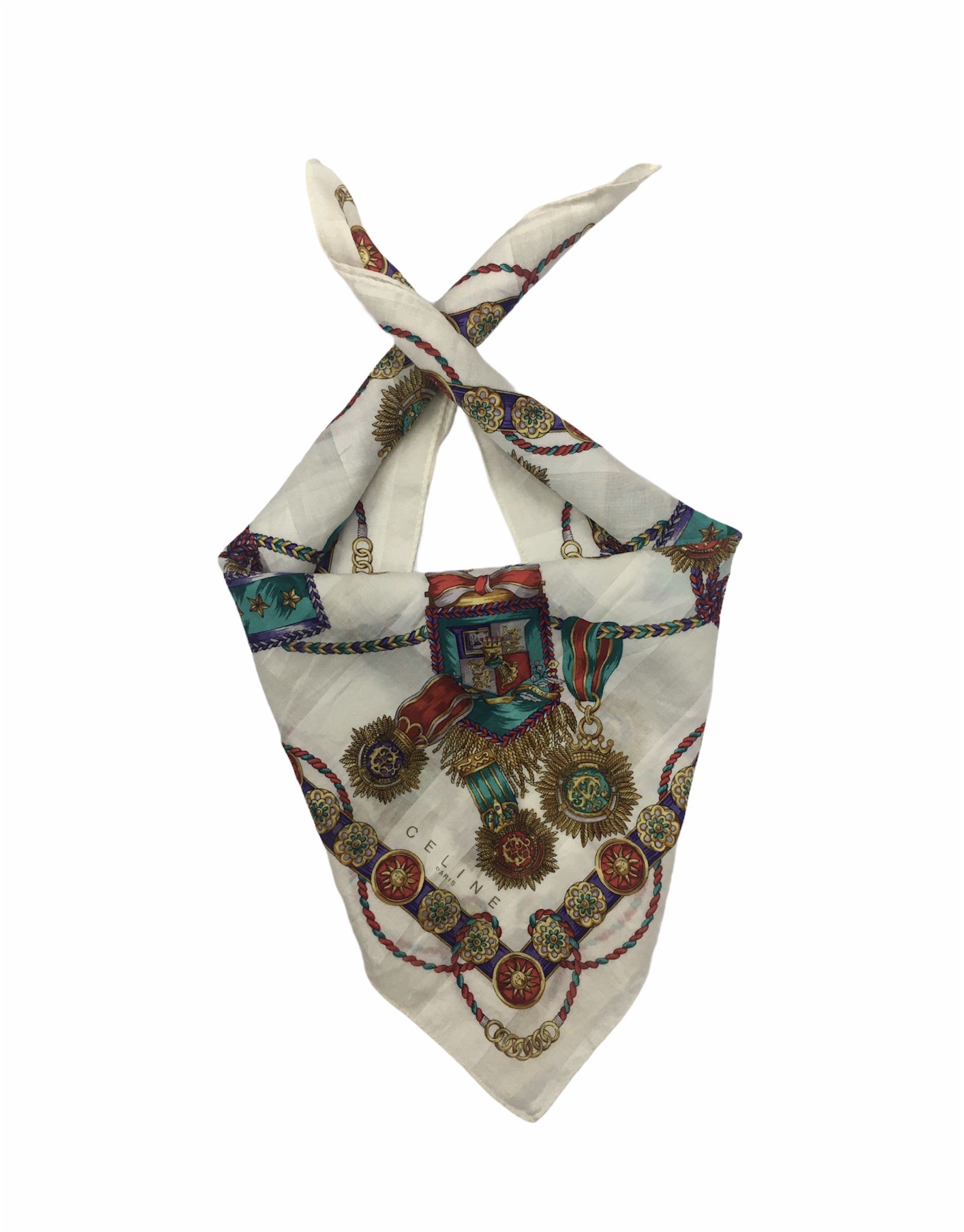 Celine Celine Handkerchief / Bandana / Neckerchief HKC0139 Size ONE SIZE - 2 Thumbnail