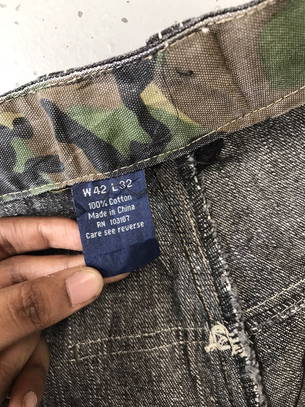 Vintage Vintage Y2K shoe patchwork baggy denim Size US 40 / EU 56 - 9 Thumbnail