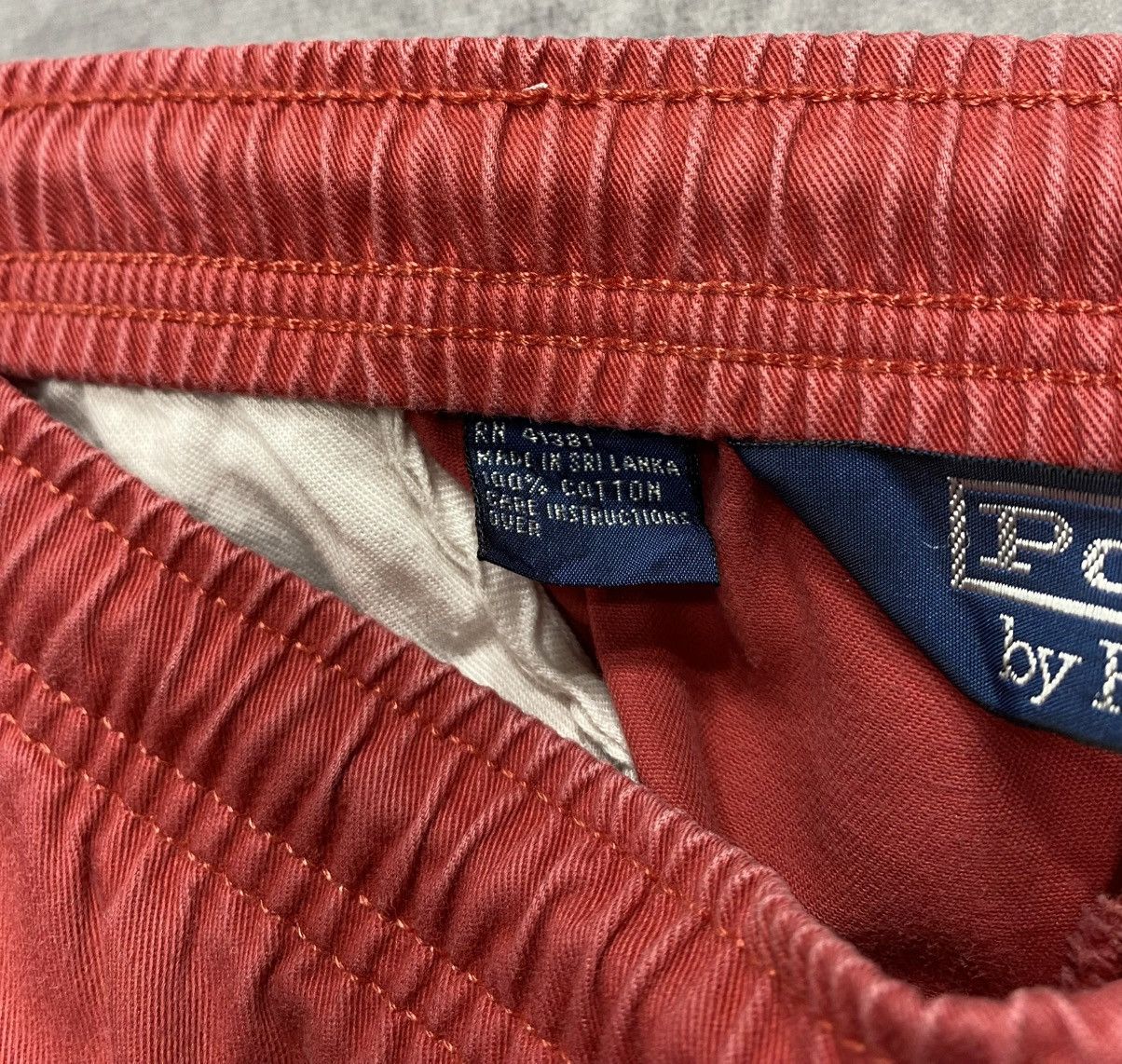 Polo Ralph Lauren Vintage Polo Ralph Lauren Washed Red Shorts Size US 36 / EU 52 - 4 Thumbnail