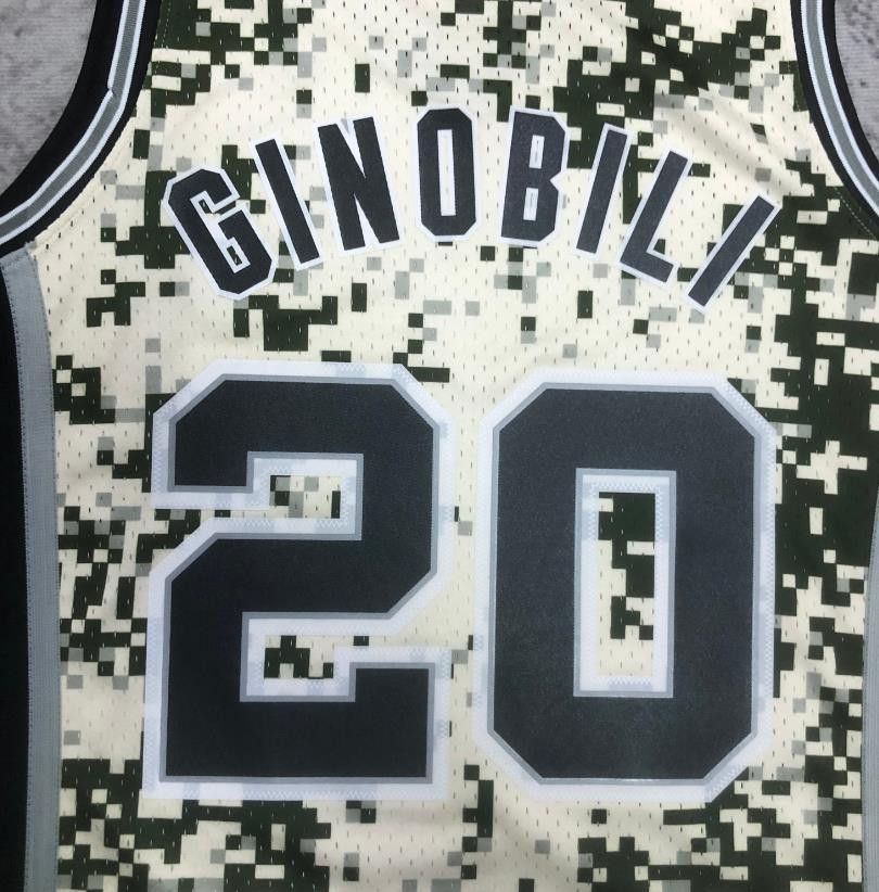 NBA Manu Ginóbili Jersey 20 San Antonio Spurs Jersey Size US M / EU 48-50 / 2 - 3 Thumbnail