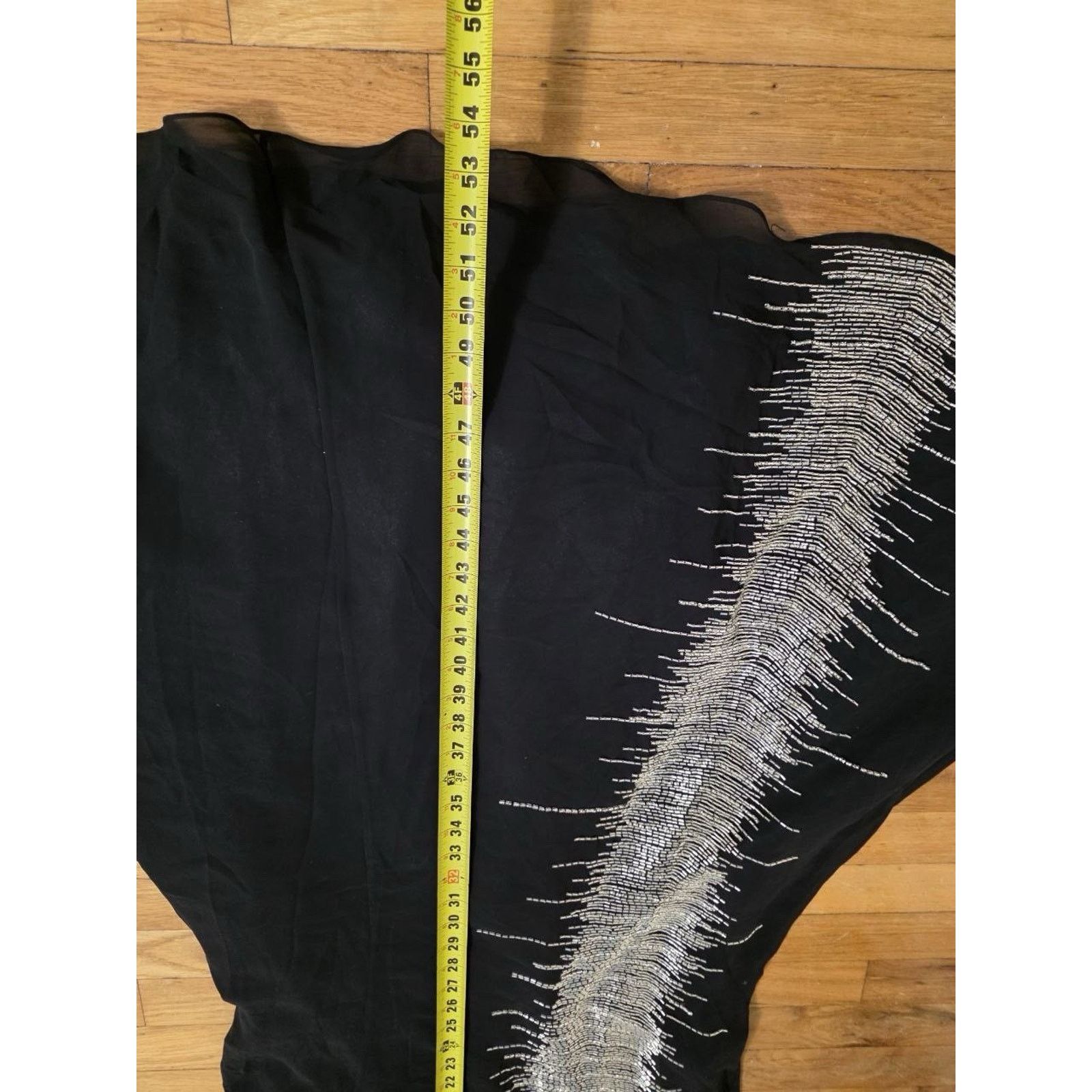 & Other Stories Jasz Couture Beaded Black Gown Party Black Size 18 A001287 Size XXL / US 16-18 / IT 52-54 - 8 Thumbnail