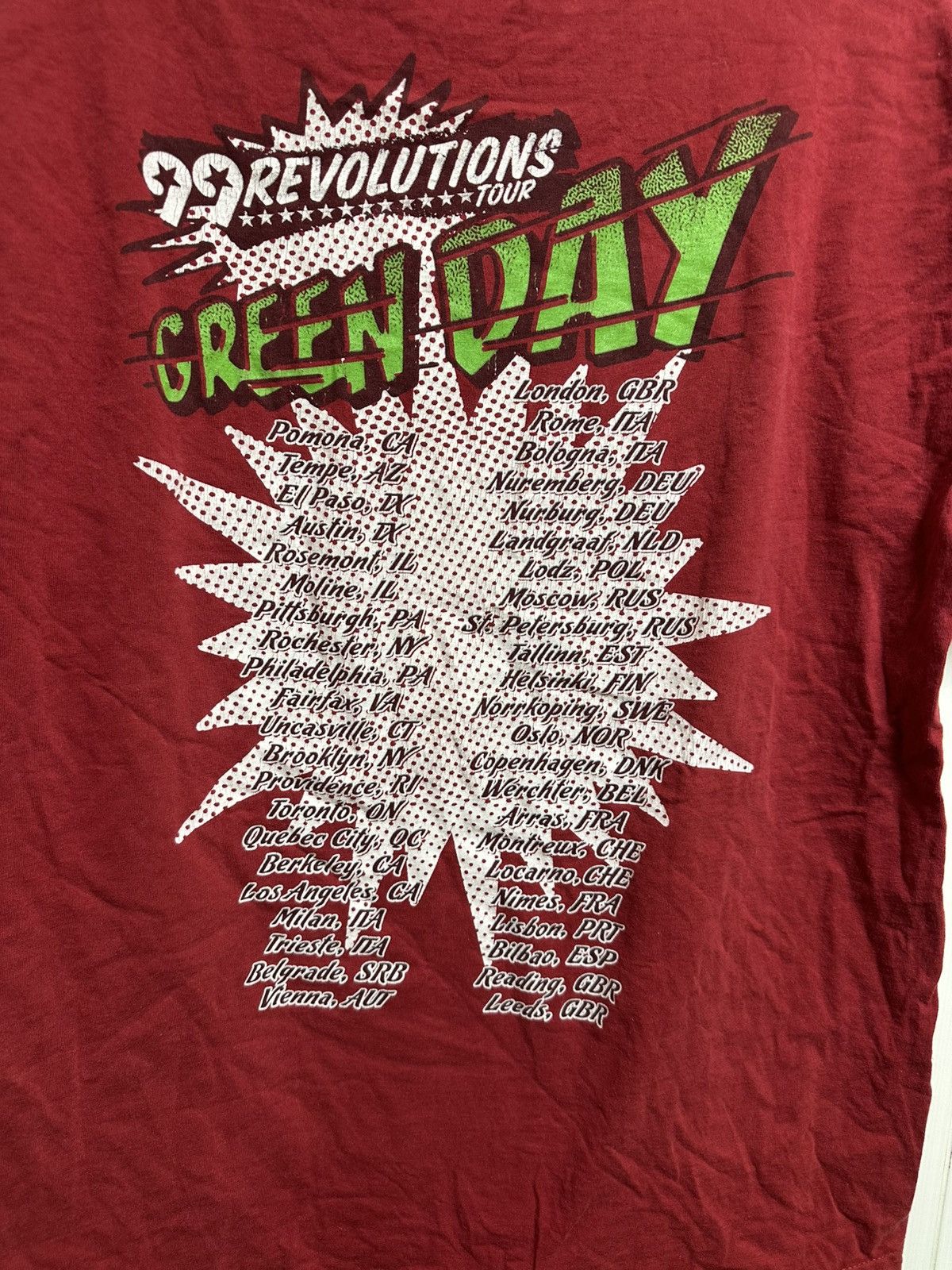 Band Tees × Vintage Vintage Y2K Green Day DOOKIE UNO DOS DEAD Skulls Horror Tee Size US M / EU 48-50 / 2 - 6 Thumbnail