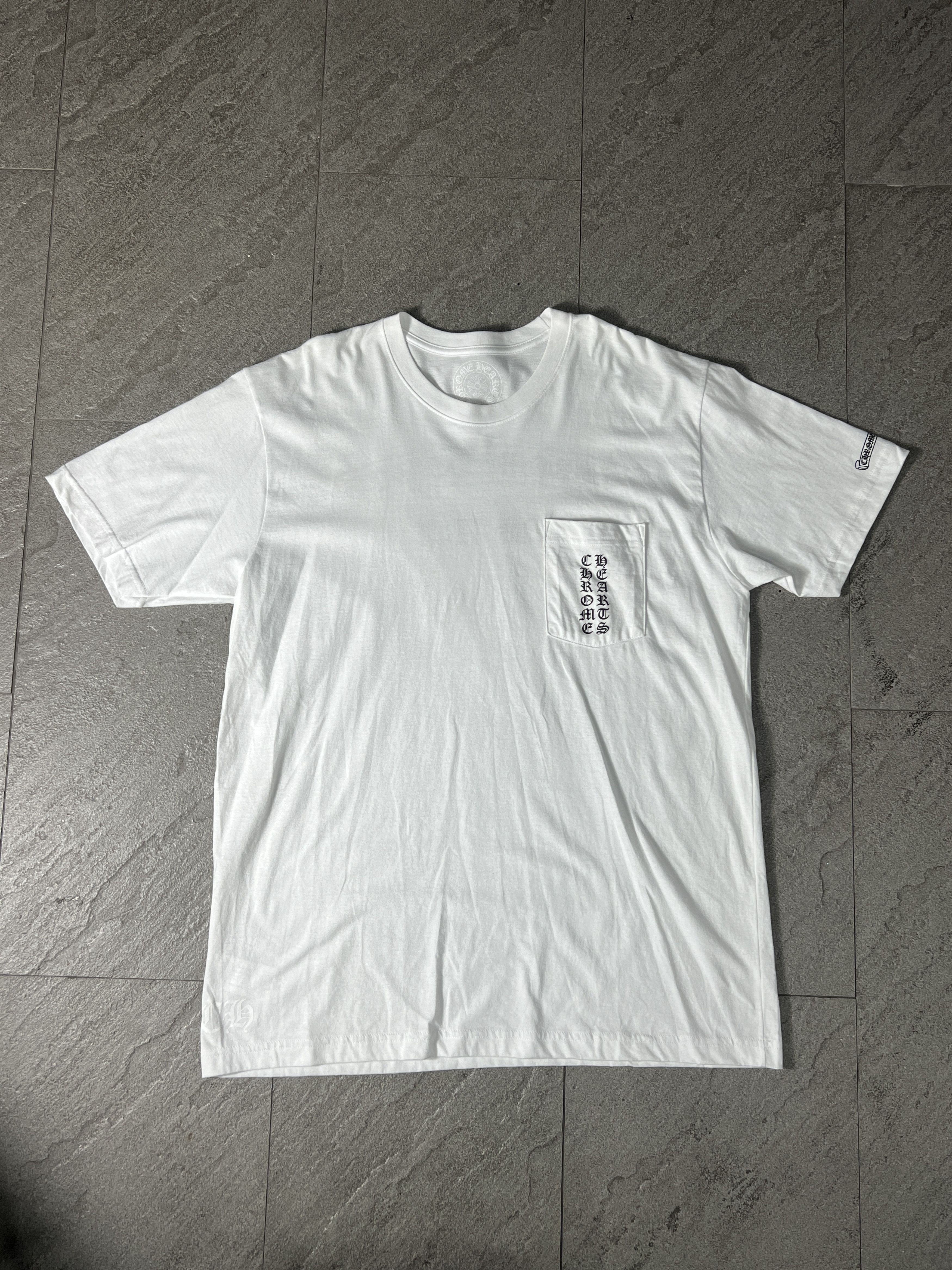 Chrome Hearts Chrome Hearts Osaka Pocket Tee White XL USA CH Logo Size US XL / EU 56 / 4 - 2 Thumbnail