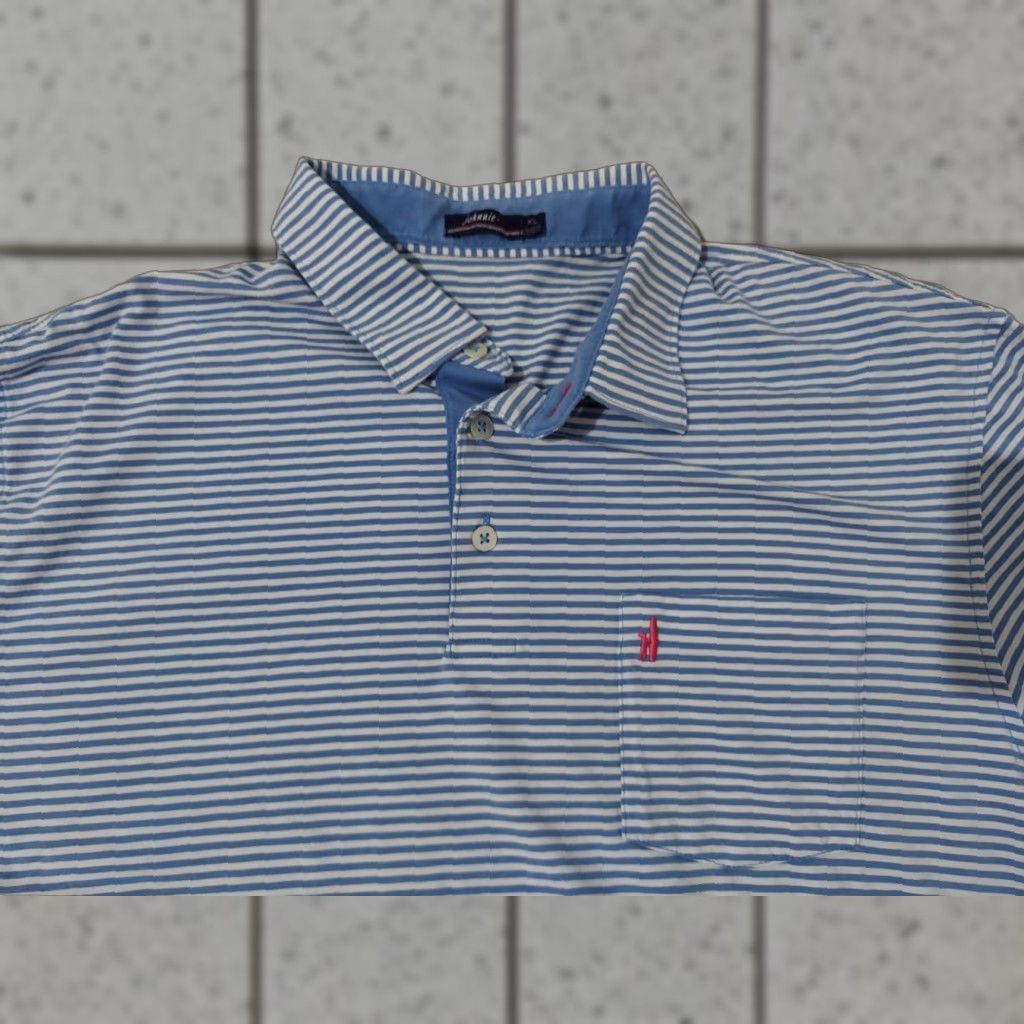 johnnie-O johnnie-O Polo Shirt XL Blue Athletic Mens Regular Size XL Polo Mens Shirt Blue Athletic Johnnie-O Size US XL / EU 56 / 4 - 1 Thumbnail