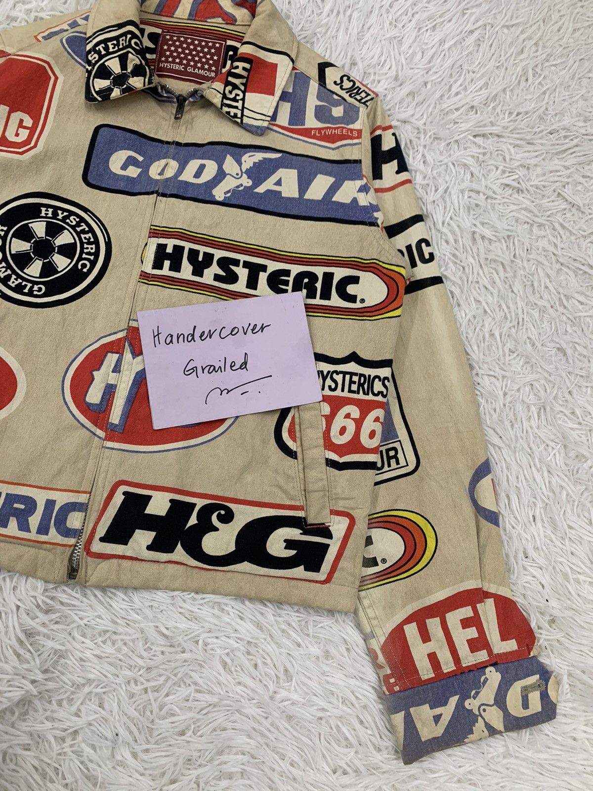 Hysteric Glamour Rare Hysteric Glamour Motorsport Art Full Print Jacket Size US S / EU 44-46 / 1 - 4 Thumbnail