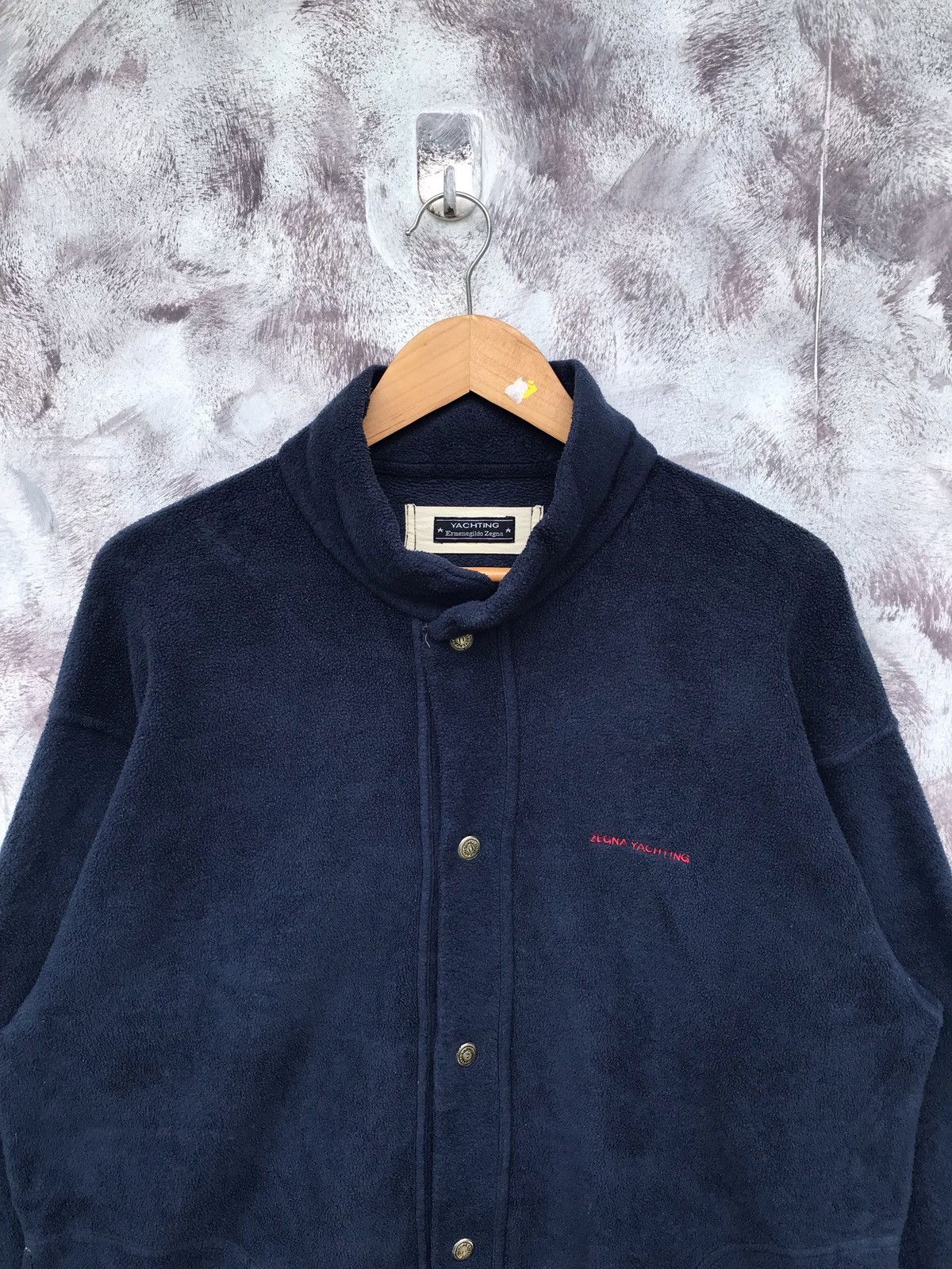 Ermenegildo Zegna Zegna Yachting snap button fleech sweatshirts Size US L / EU 52-54 / 3 - 2 Thumbnail