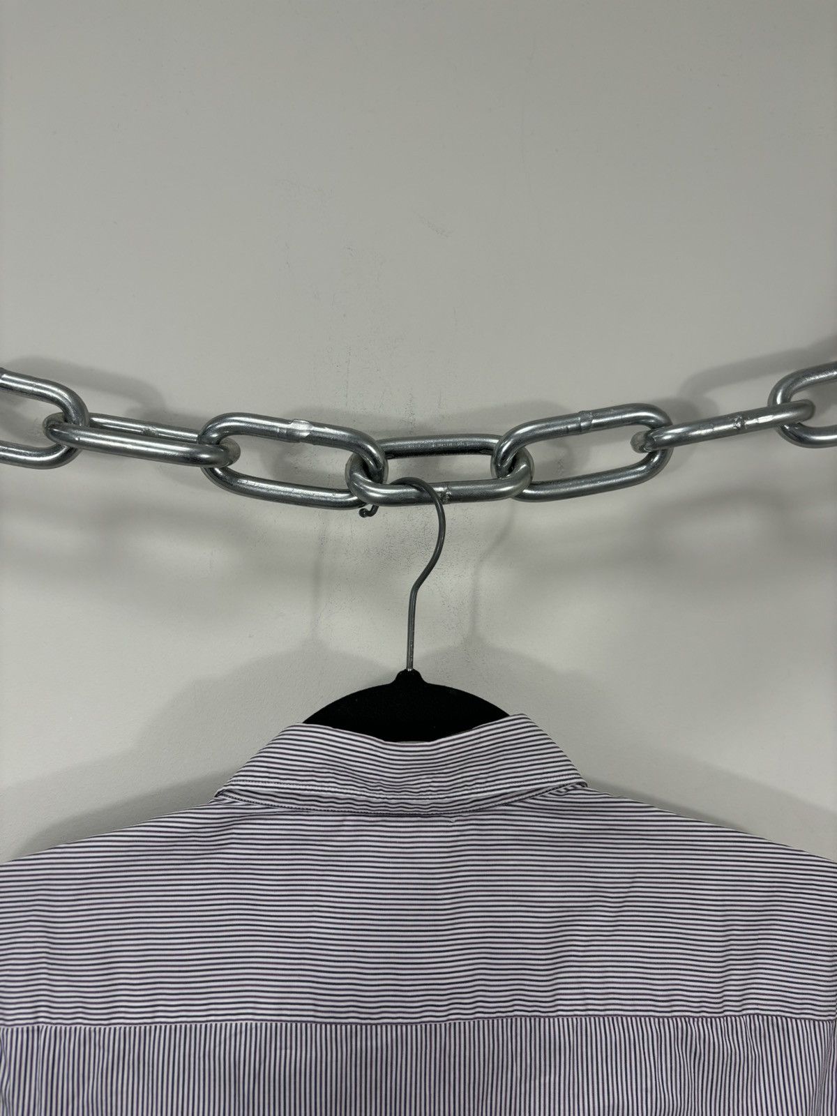 Ermenegildo Zegna Ermenegildo Zegna Men’s Striped Contemporary Button Up Shirt Size US M / EU 48-50 / 2 - 14 Thumbnail