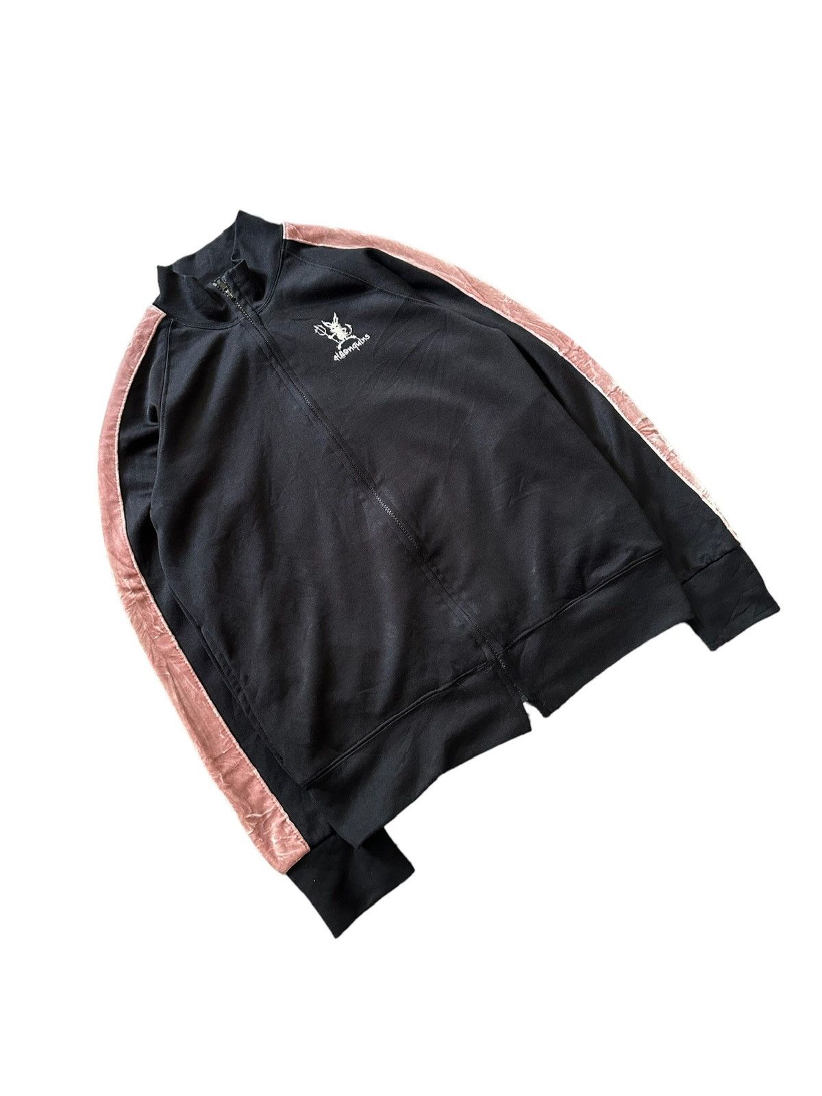 20471120 Early 2000's - Algonquins velour zipper jacket Size US M / EU 48-50 / 2 - 2 Thumbnail