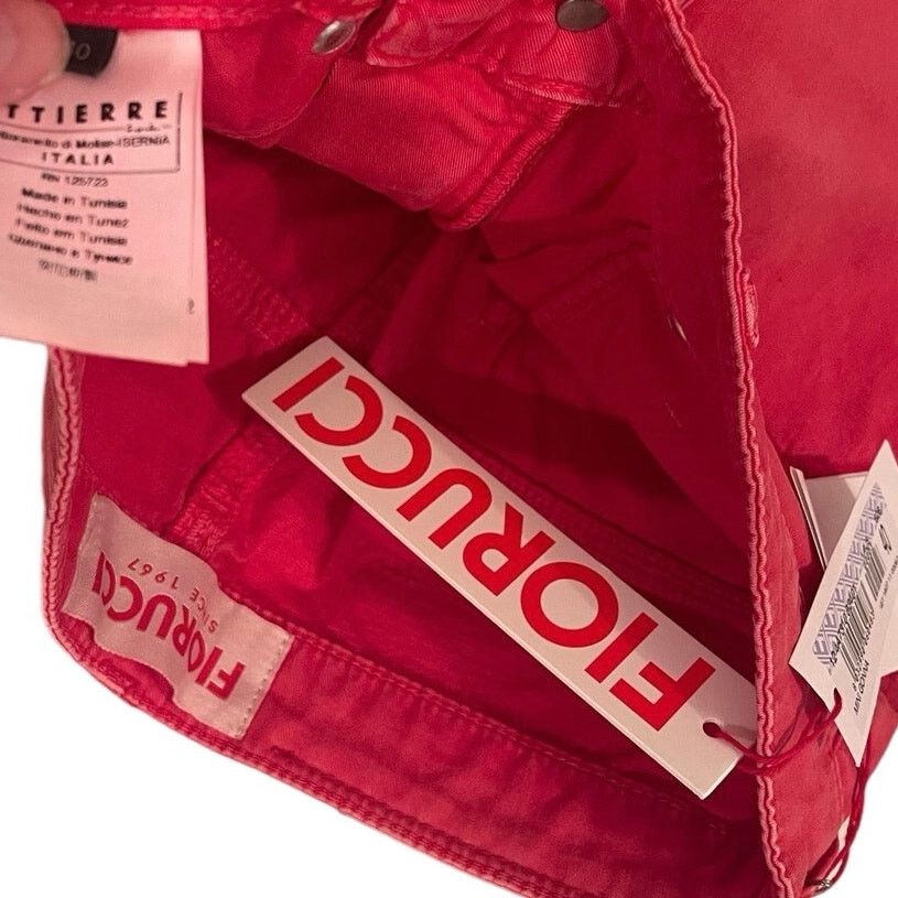 Fiorucci Fiorucci Red Denim Mini Skirt, NWT, Size 40 Size 27" / US 4 / IT 40 - 3 Thumbnail