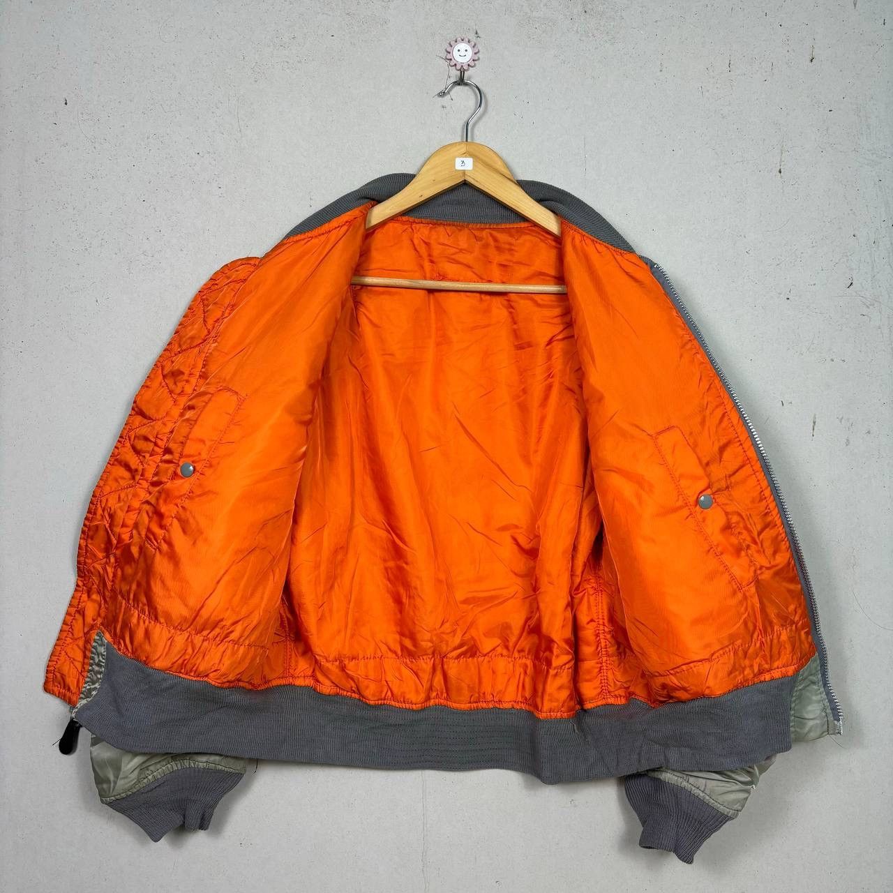 Alpha Industries Alpha Industries Vintage MA-1 Flight Jacket USA Grey L Size US L / EU 52-54 / 3 - 5 Thumbnail