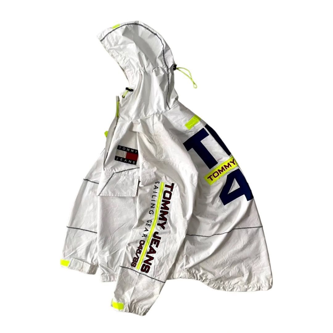 Tommy Hilfiger Vintage Tommy Jeans TH 45 Gorpcore Sailing Gear Jacket Size US L / EU 52-54 / 3 - 3 Thumbnail