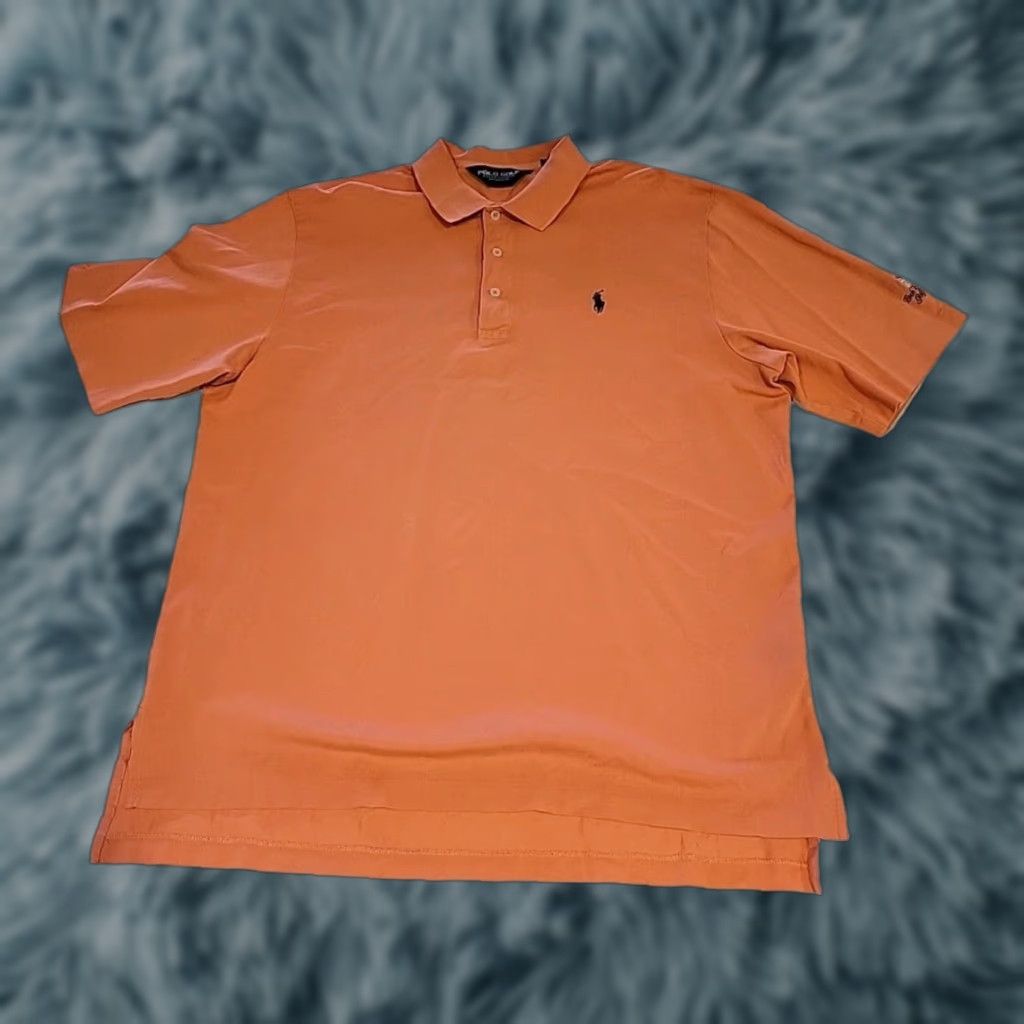 Polo Ralph Lauren Polo Ralph Lauren Golf Polo Shirt Orange L 46" Chest Men Regular Logo Classic Golf EUC Size US L / EU 52-54 / 3 - 1 Thumbnail
