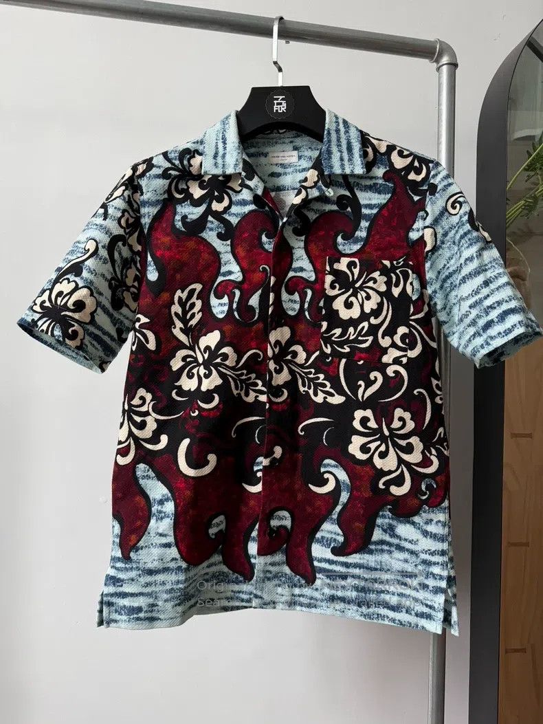 Dries Van Noten Dries Van Noten Black short-sleeved shirt Size US S / EU 44-46 / 1 - 2 Thumbnail