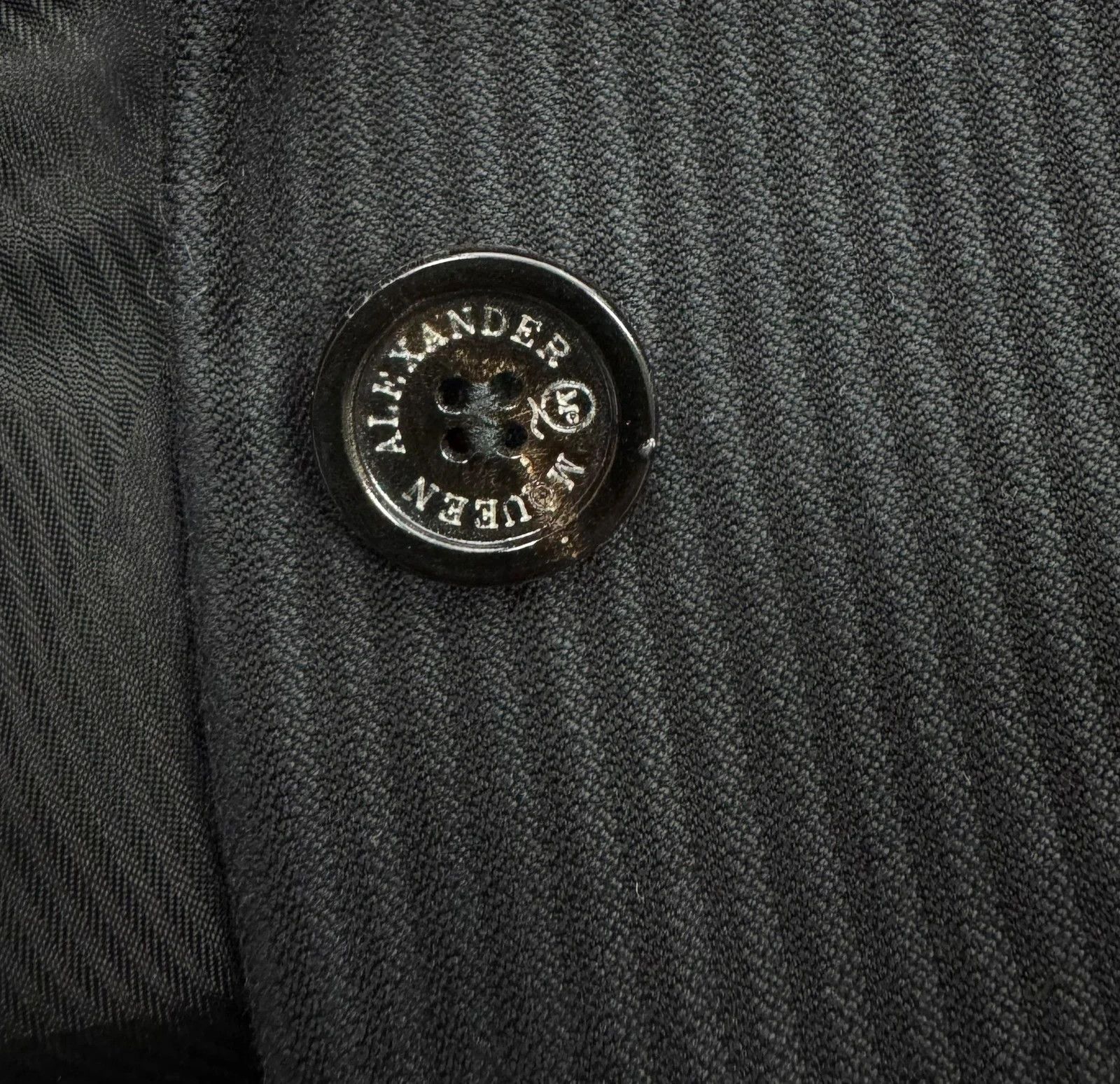 Alexander McQueen Alexander Mcqueen Vintage Striped Blazer Wool Cotton size 46 Size L / US 10 / IT 46 - 11 Thumbnail