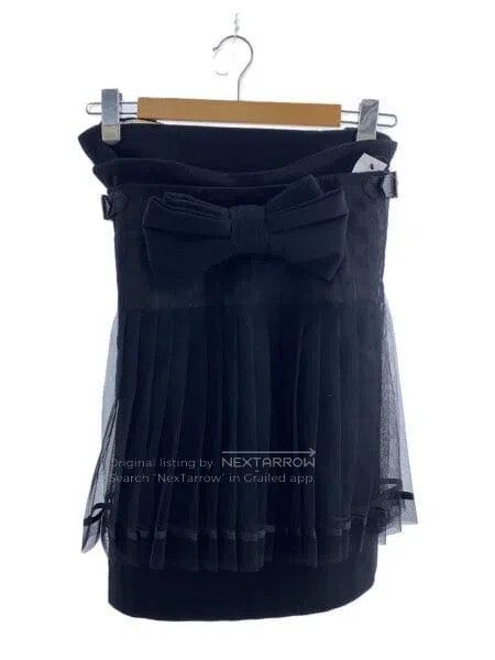Comme des Garcons Comme Des Garcons size M Vintage black bow skirt Size 23" - 1 Thumbnail