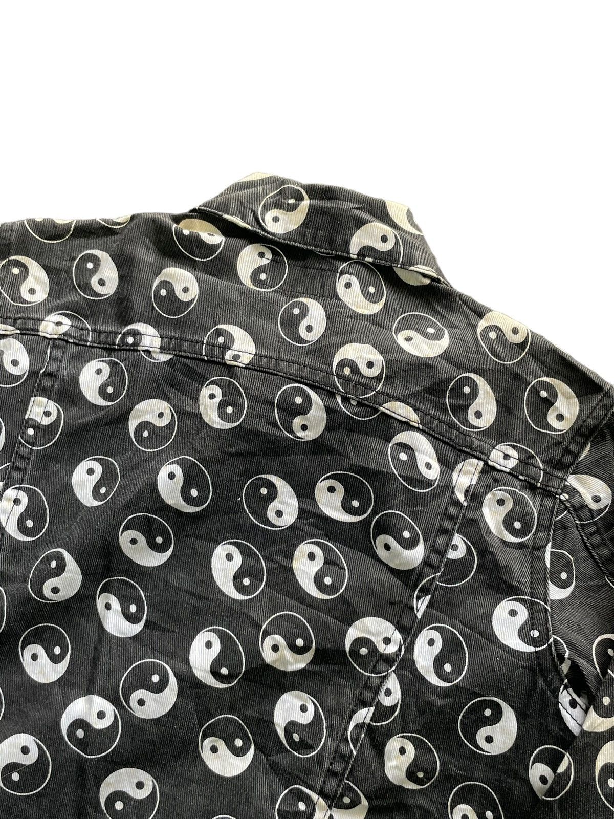 If Six Was Nine Evil Twin Overprint Taosim Denim Jacket Size US S / EU 44-46 / 1 - 6 Thumbnail