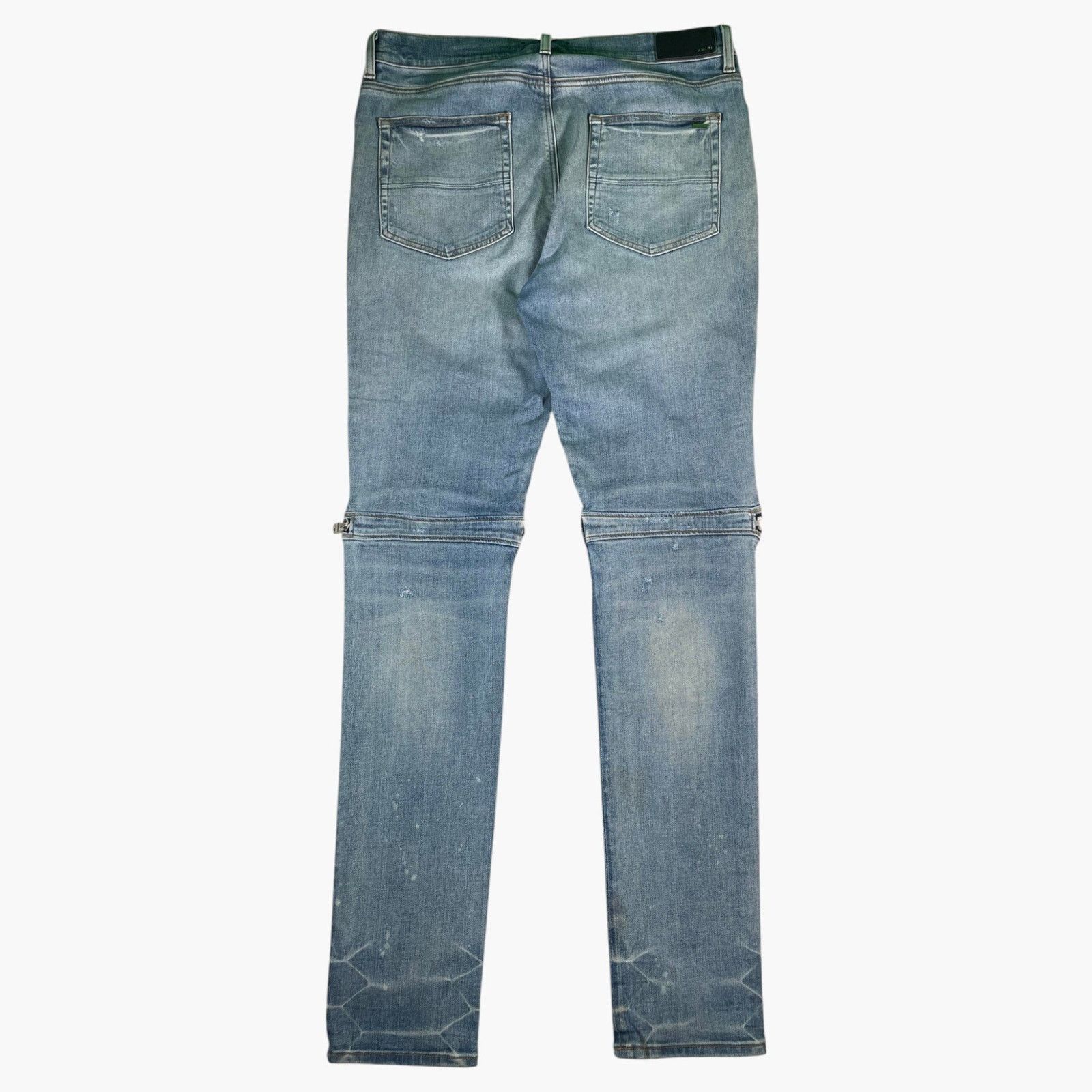 Amiri Amiri Mx2 "Honey Comb" Light Wash Jeans Size US 36 / EU 52 - 2 Thumbnail