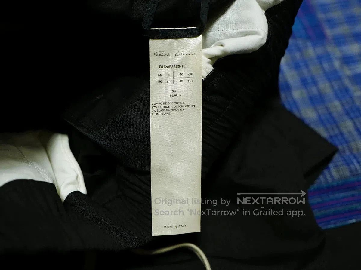 Rick Owens rick owens drawstring black pants. Size US 40 / EU 56 - 6 Thumbnail