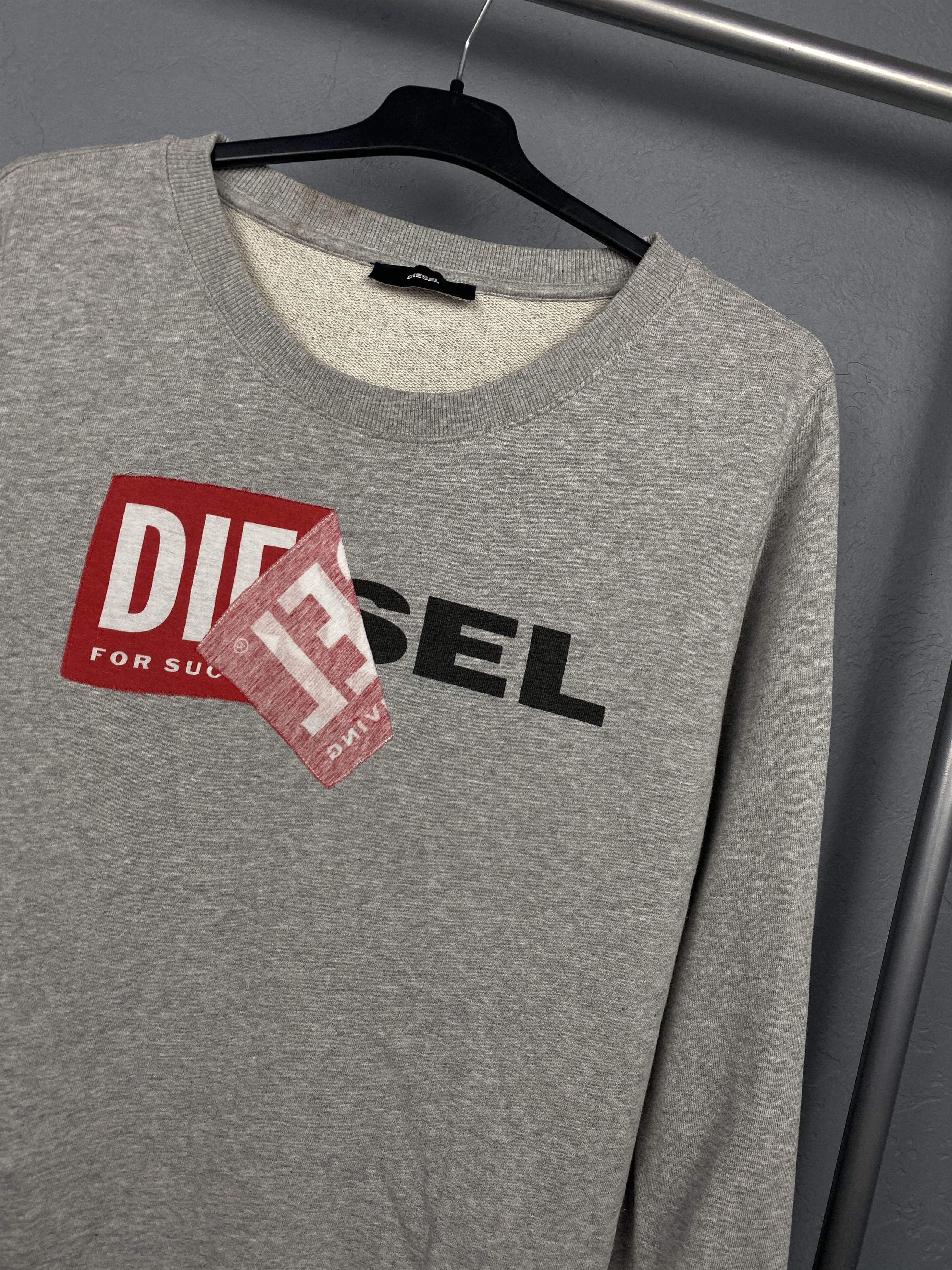 Diesel Diesel Vintage Mens Crew Neck Sweatshirt Y2K Size US M / EU 48-50 / 2 - 2 Thumbnail