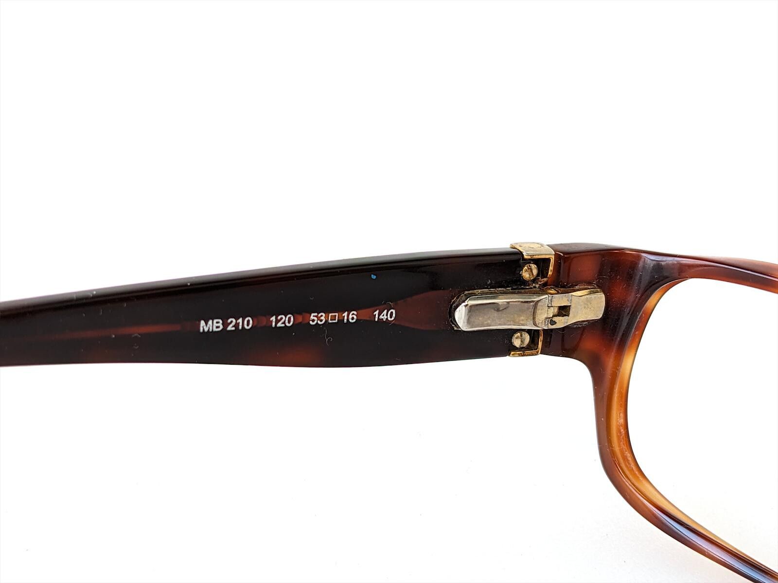 Montblanc Montblanc MB 210 Men Eyeglasses Italy | Tortoise Rectangular Size ONE SIZE - 9 Thumbnail