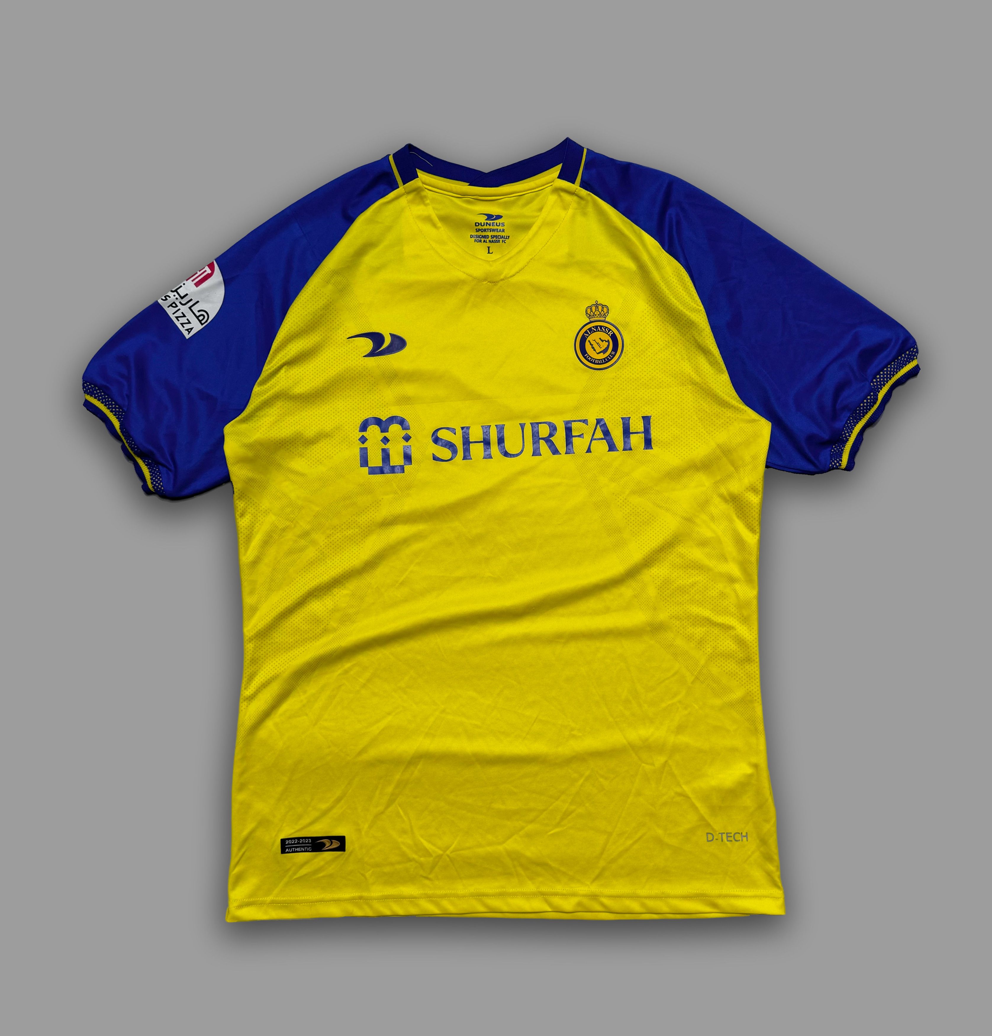 Other AL NASSR HOME 2022/23 RONALDO SOCCER JERSEY BLOKECORE SHIRT Size US L / EU 52-54 / 3 - 1 Thumbnail