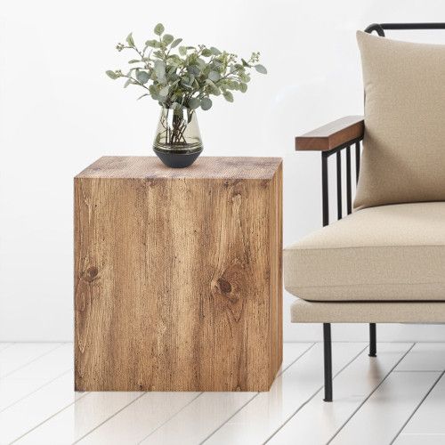 Designer × Homemade Square Stool & Coffee Tables,15.7 Inch sofa End Table, Mid C Size US L / EU 52-54 / 3 - 1 Thumbnail