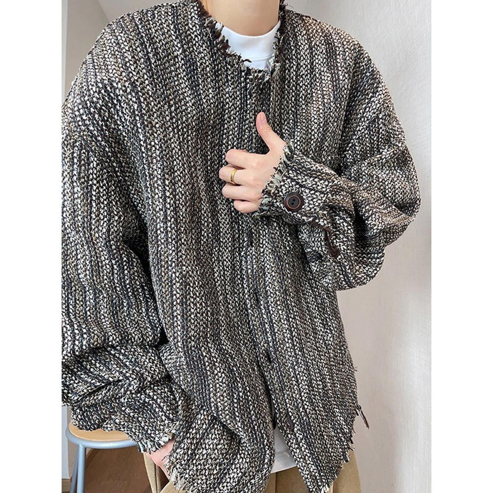 Vintage Oversized Knit Button-Up Cardigan Size US M / EU 48-50 / 2 - 2 Thumbnail