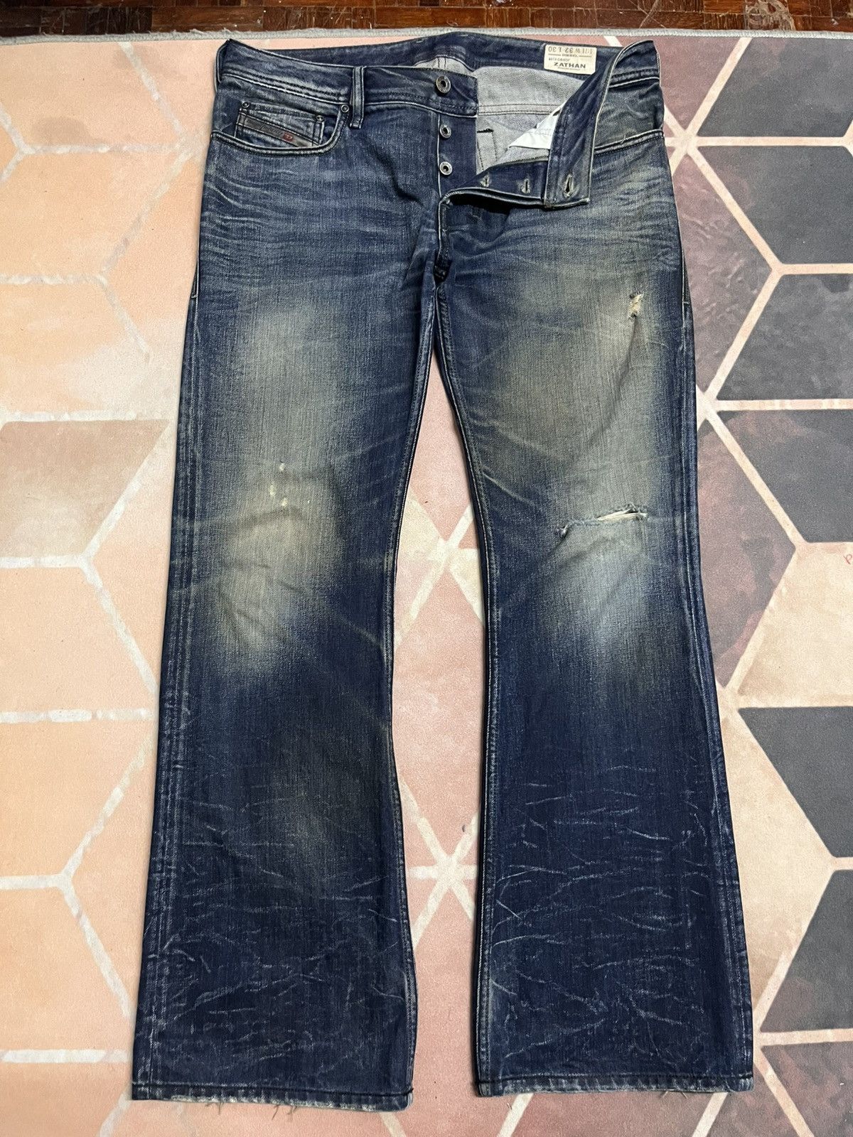 Diesel Diesel Zathan Bootcut Flare Jeans Size US 34 / EU 50 - 4 Thumbnail
