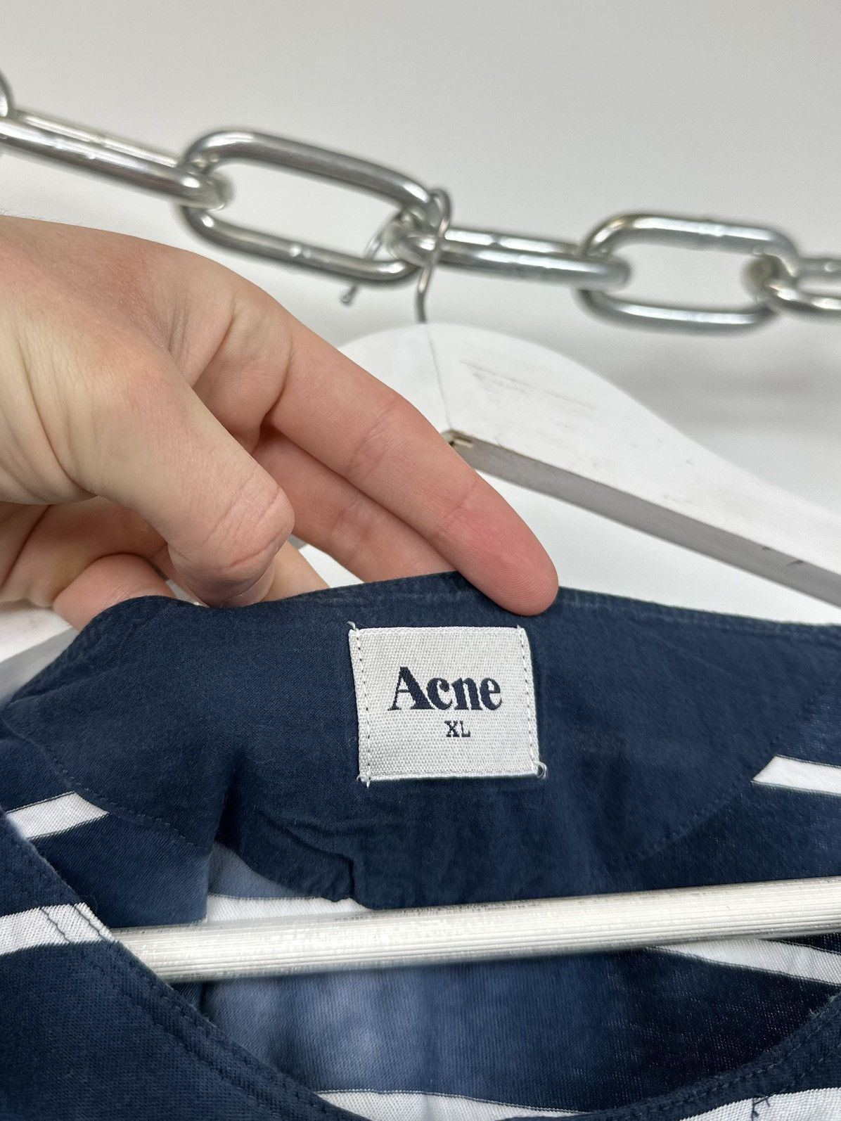 Acne Studios Vintage Acne Studios Humble Stripe SS11 Rare Opium Sweatsirt Size US XL / EU 56 / 4 - 10 Thumbnail