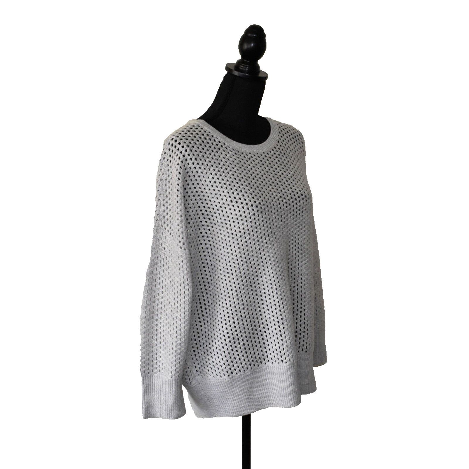 Eileen Fisher EILEEN FISHER Seasalt Merino Wool Open Knit Sweater Size XL Size XL / US 12-14 / IT 48-50 - 3 Thumbnail