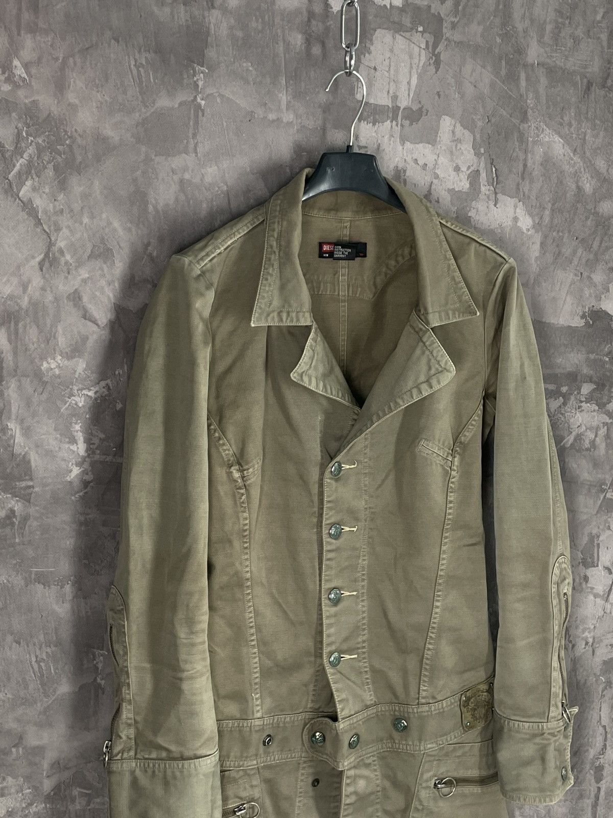 Diesel Vintage Avant Garde Japanese Style Diesel Bondage Jacket Size S / US 4 / IT 40 - 7 Thumbnail