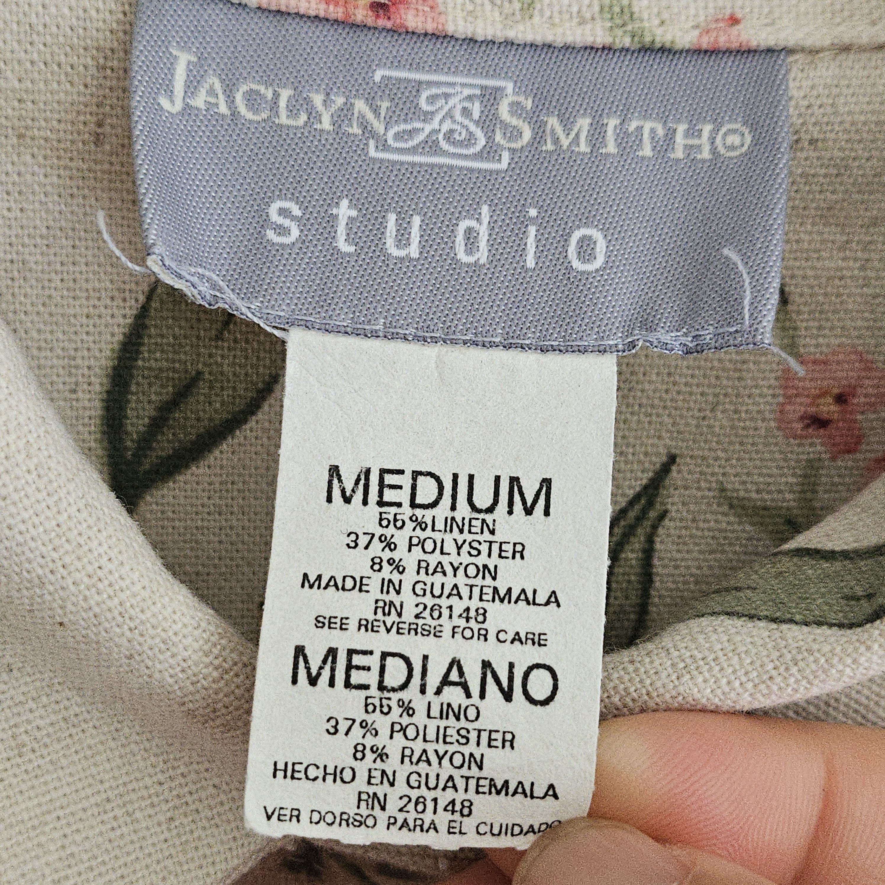 Vintage Vintage JACLYN SMITH Linen blouse/shirt Size M / US 6-8 / IT 42-44 - 5 Thumbnail