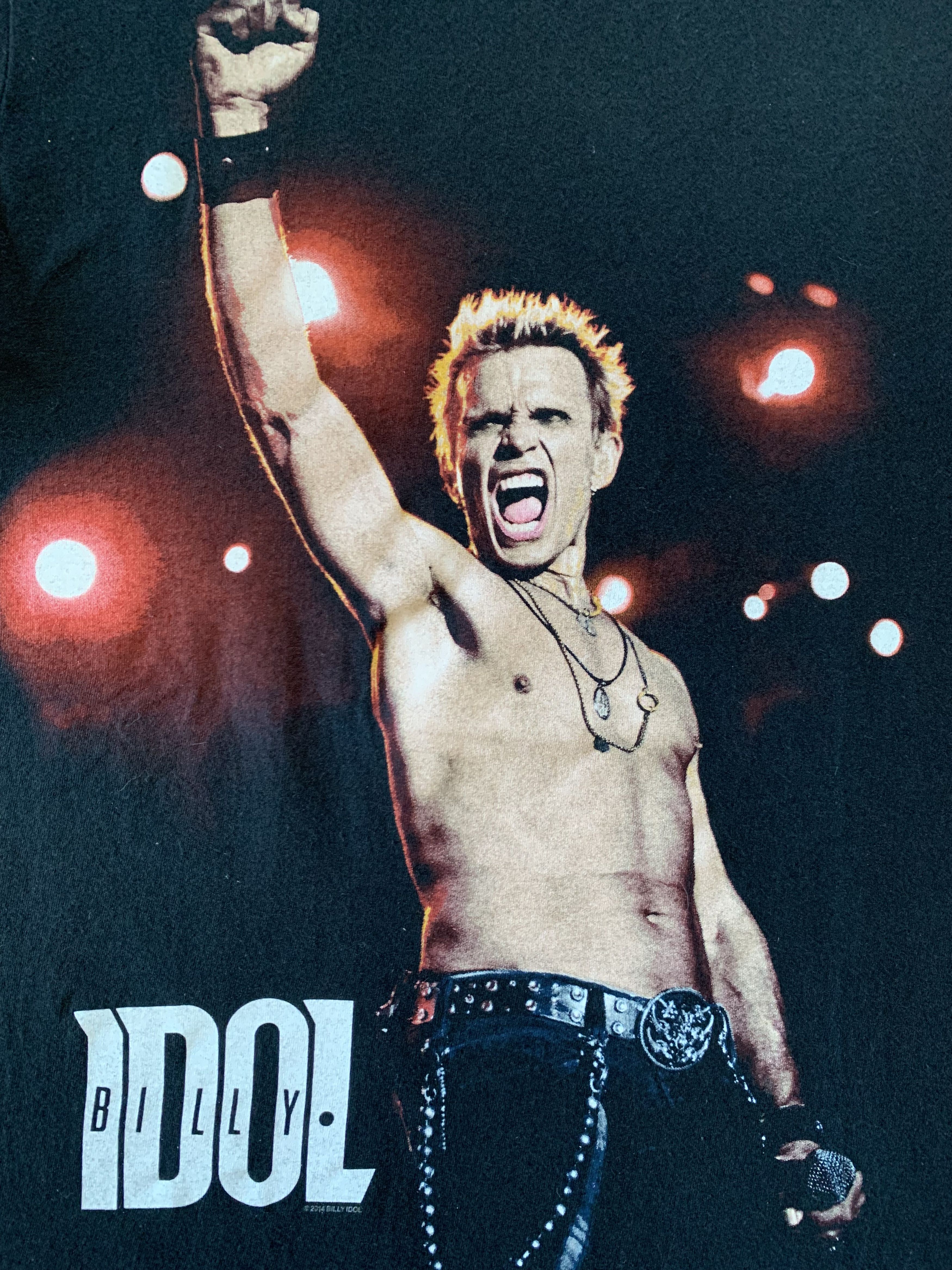 Band Tees × Gildan Rare Billy Idol 2014 T Shirt Size US S / EU 44-46 / 1 - 5 Thumbnail