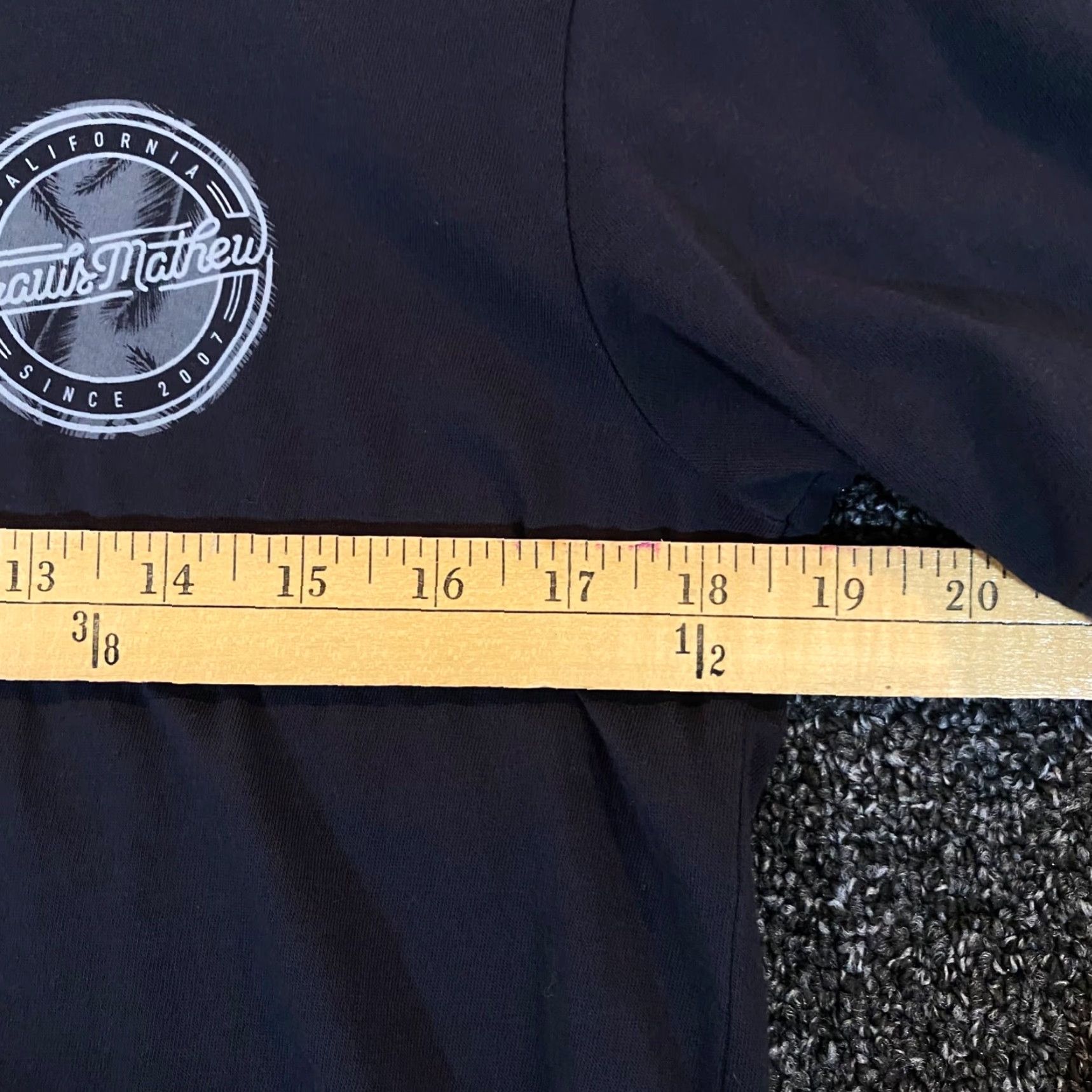 TravisMathew TRAVIS MATHEW Golf Shirt Mens Small Black Short Sleeve Pima Cotton Logo Size US S / EU 44-46 / 1 - 6 Thumbnail