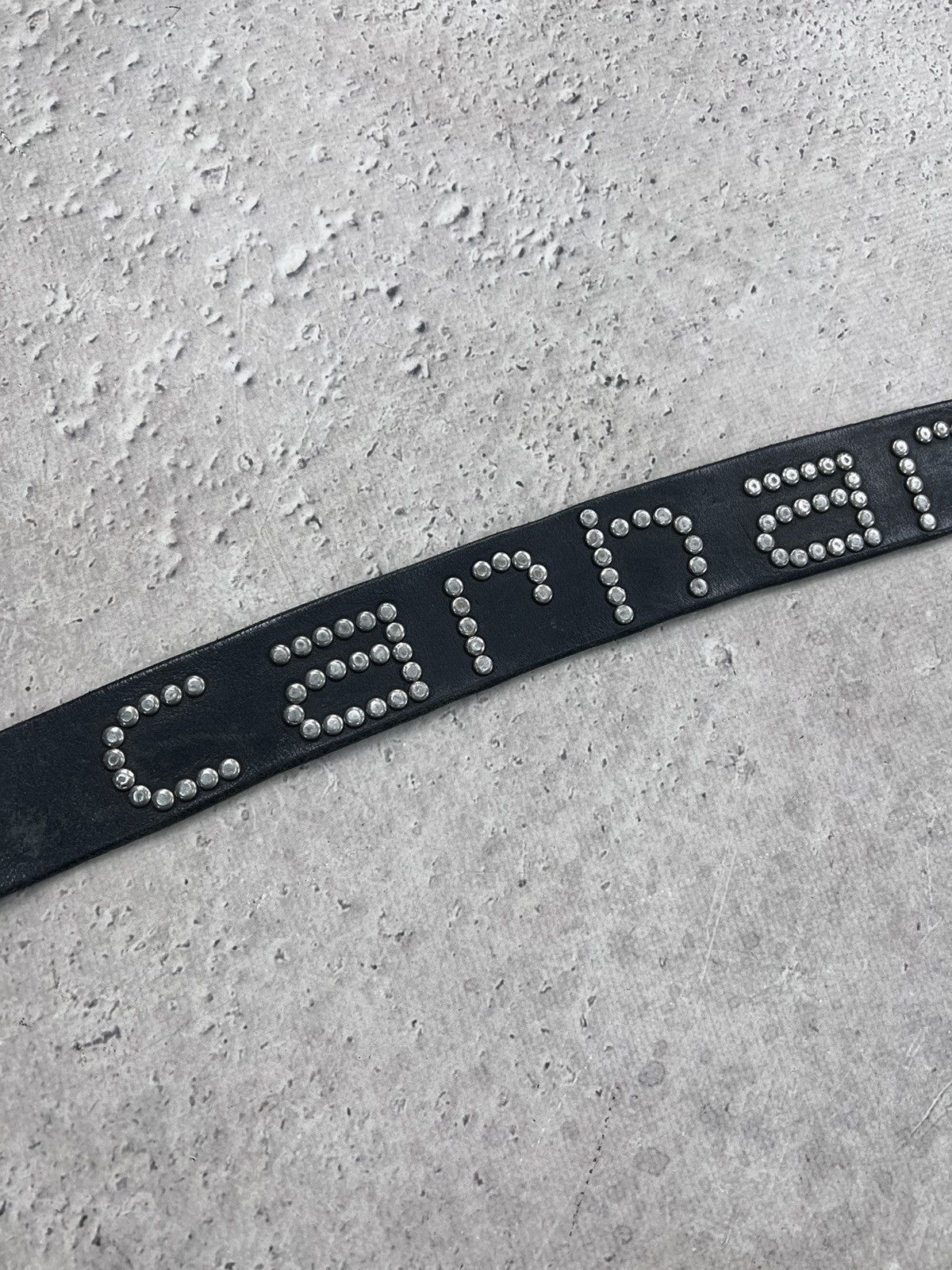 Carhartt × Vintage VINTAGE Y2K METAL LOGO CARHARTT LEATHER BELT Size 34 - 6 Thumbnail