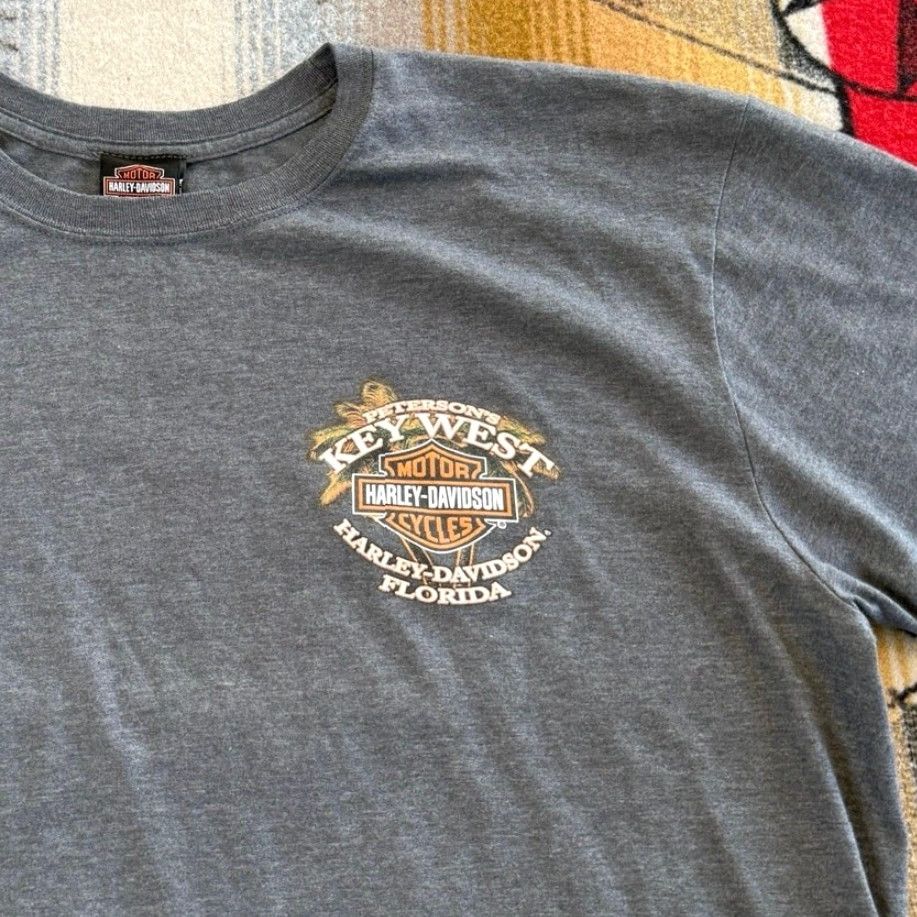Harley Davidson Harley Davidson Shirt Mens XL Gray Short Sleeve Biker Motorcycle T-Shirt Double Sided Vintage: No Size US XL / EU 56 / 4 - 4 Thumbnail