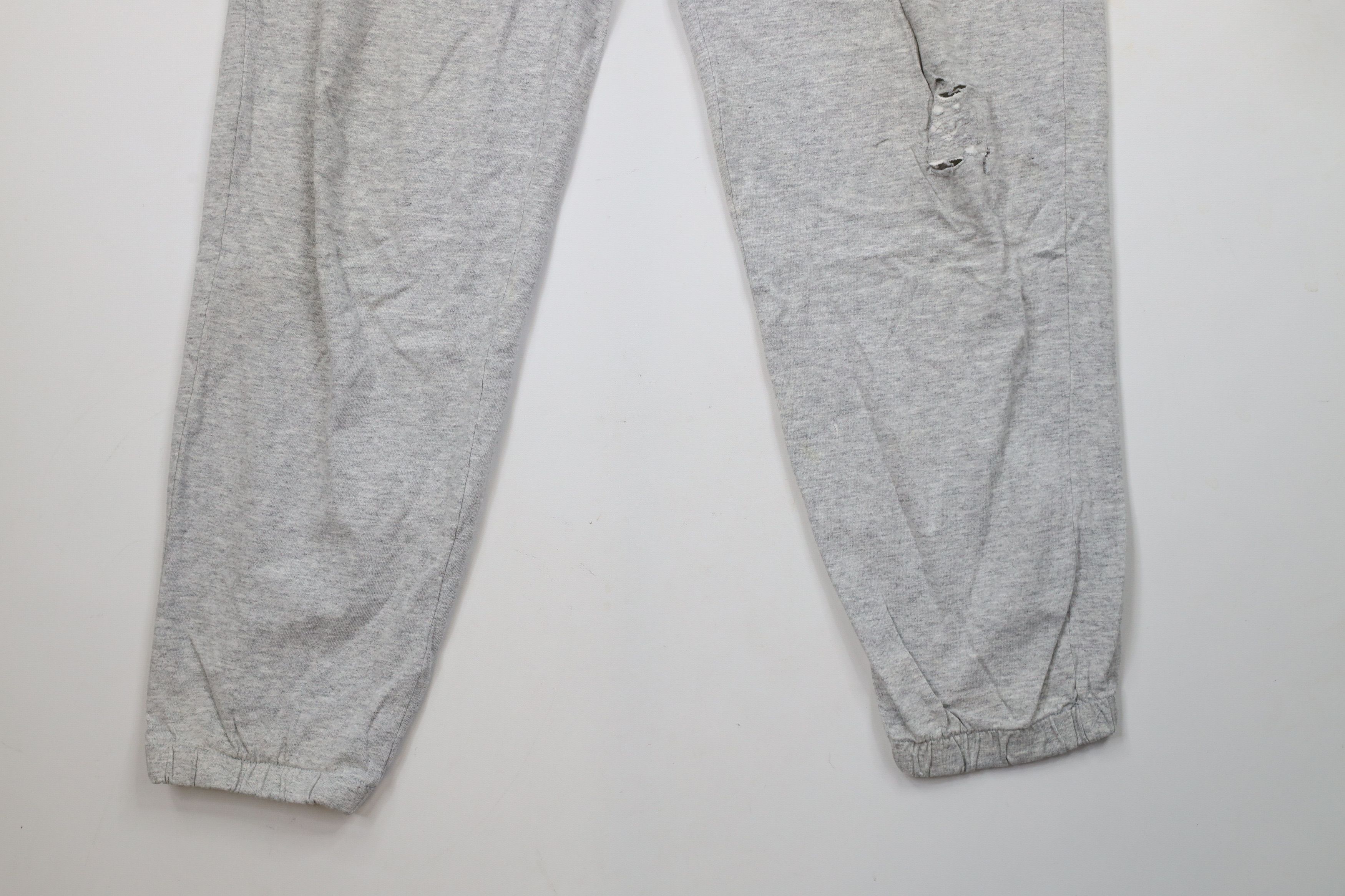 Nike × Vintage Vintage 90s Nike Spell Out Travis Scott Mini Swoosh Joggers Size US 34 / EU 50 - 4 Thumbnail