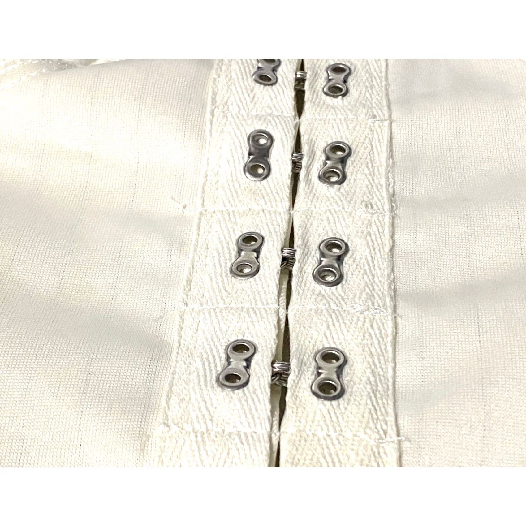 Vintage Kendall & Kylie Cropped Hook And Eye Corset S Neutral Striped Coquette Feminine Sexy Y2K Shirt Women Sleeveless Hook & Eye Closure Size S / US 4 / IT 40 - 5 Thumbnail