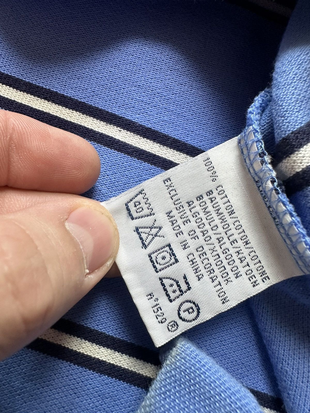 Polo Ralph Lauren × Vintage Vintage polo Ralph Lauren blue striped size L Size US L / EU 52-54 / 3 - 4 Thumbnail