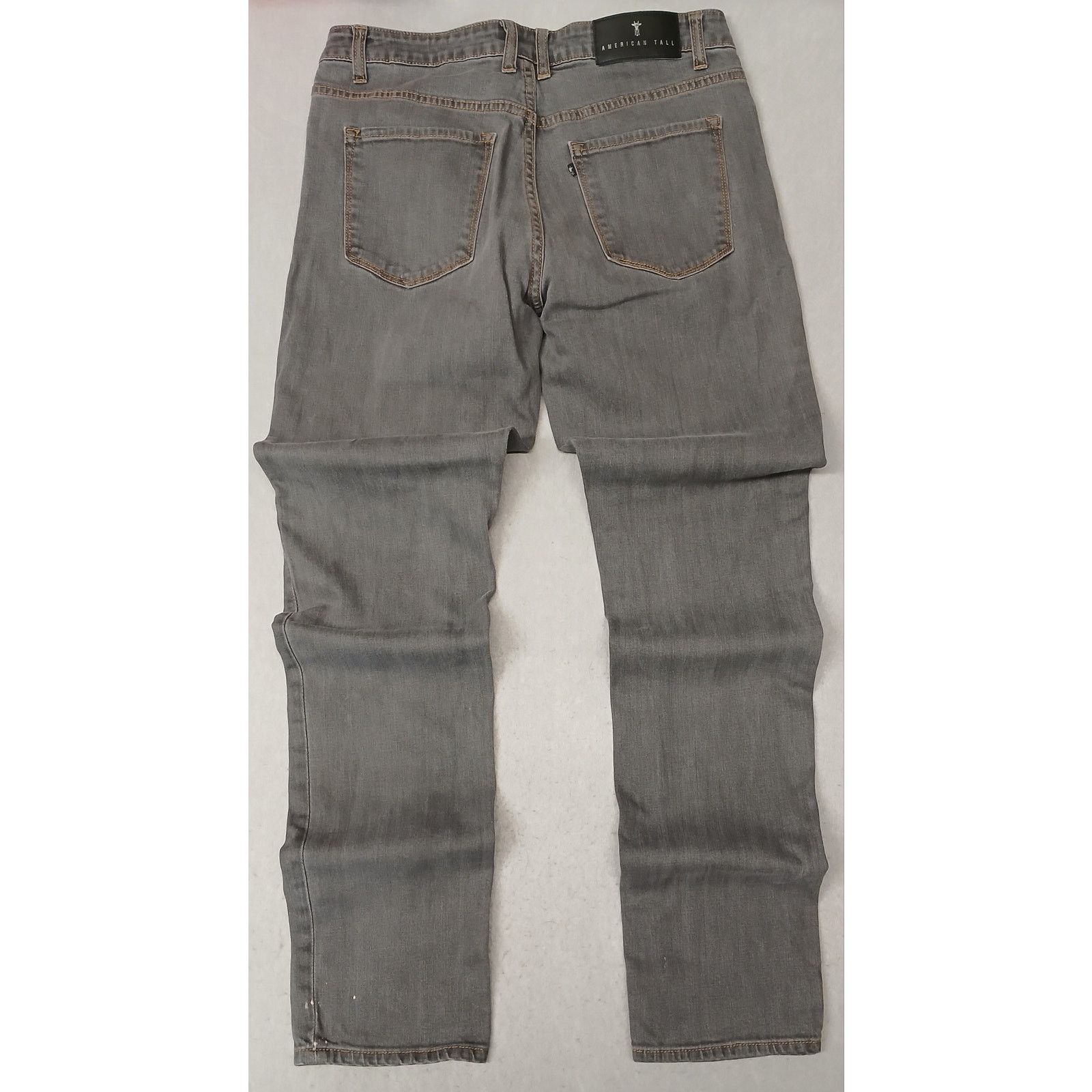 Other American Tall (34x36) Men's Straight Leg Gray Denim Jeans Size US 34 / EU 50 - 10 Thumbnail