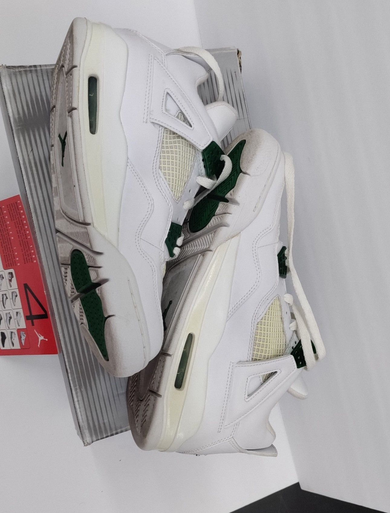 Jordan Brand Nike Air Jordan 4 IV Retro Classic Green 2004 Size US 9 / EU 42 - 8 Thumbnail