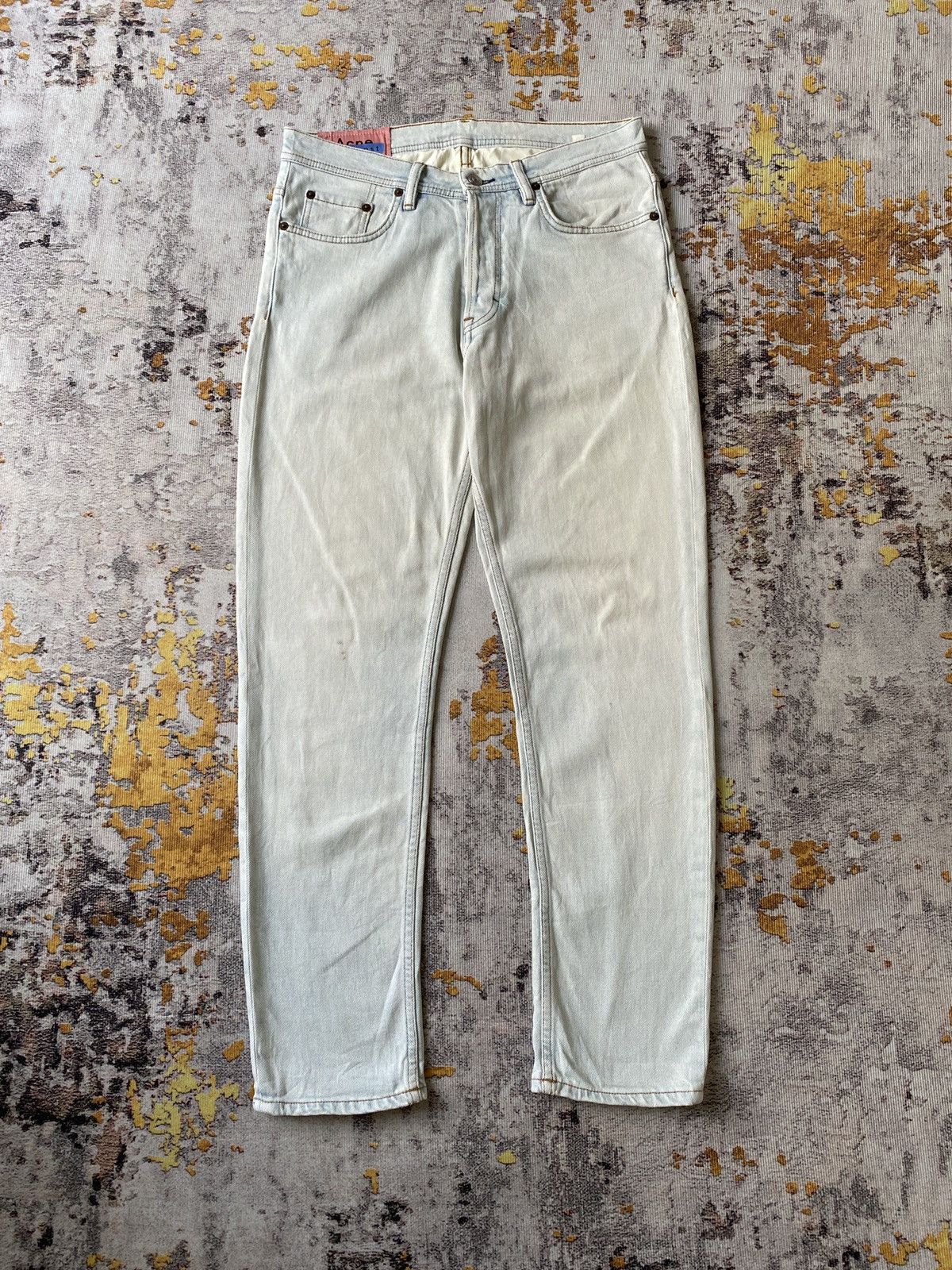 Acne Studios Acne Studios Floragatan Stockholm Light Wash Denim Size US 29 - 1 Thumbnail