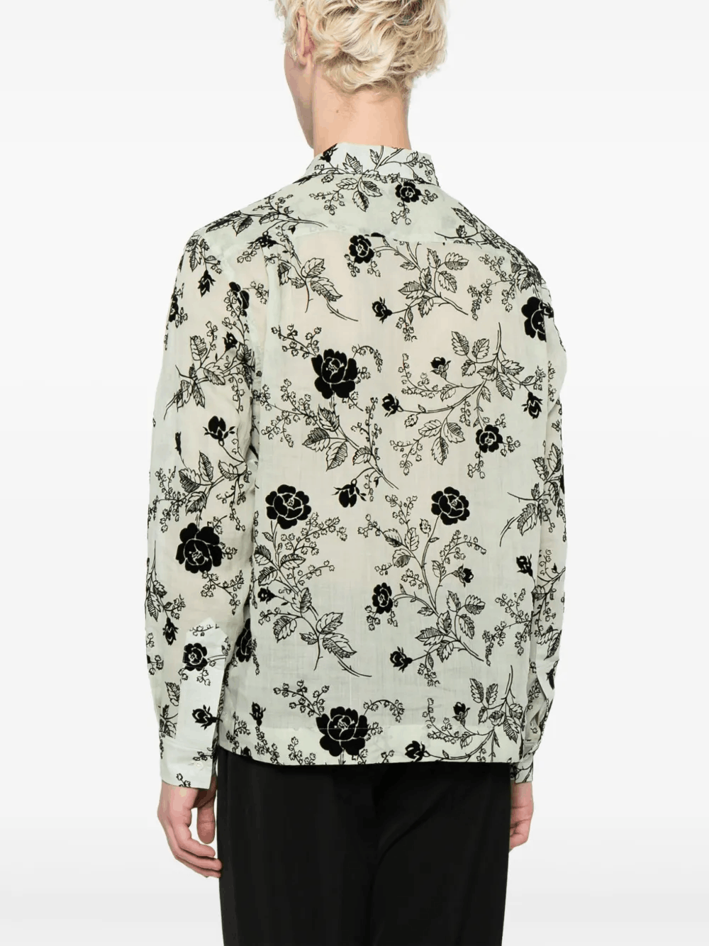 Other Sweetunia-Print Flocked Shirt Size US L / EU 52-54 / 3 - 2 Thumbnail