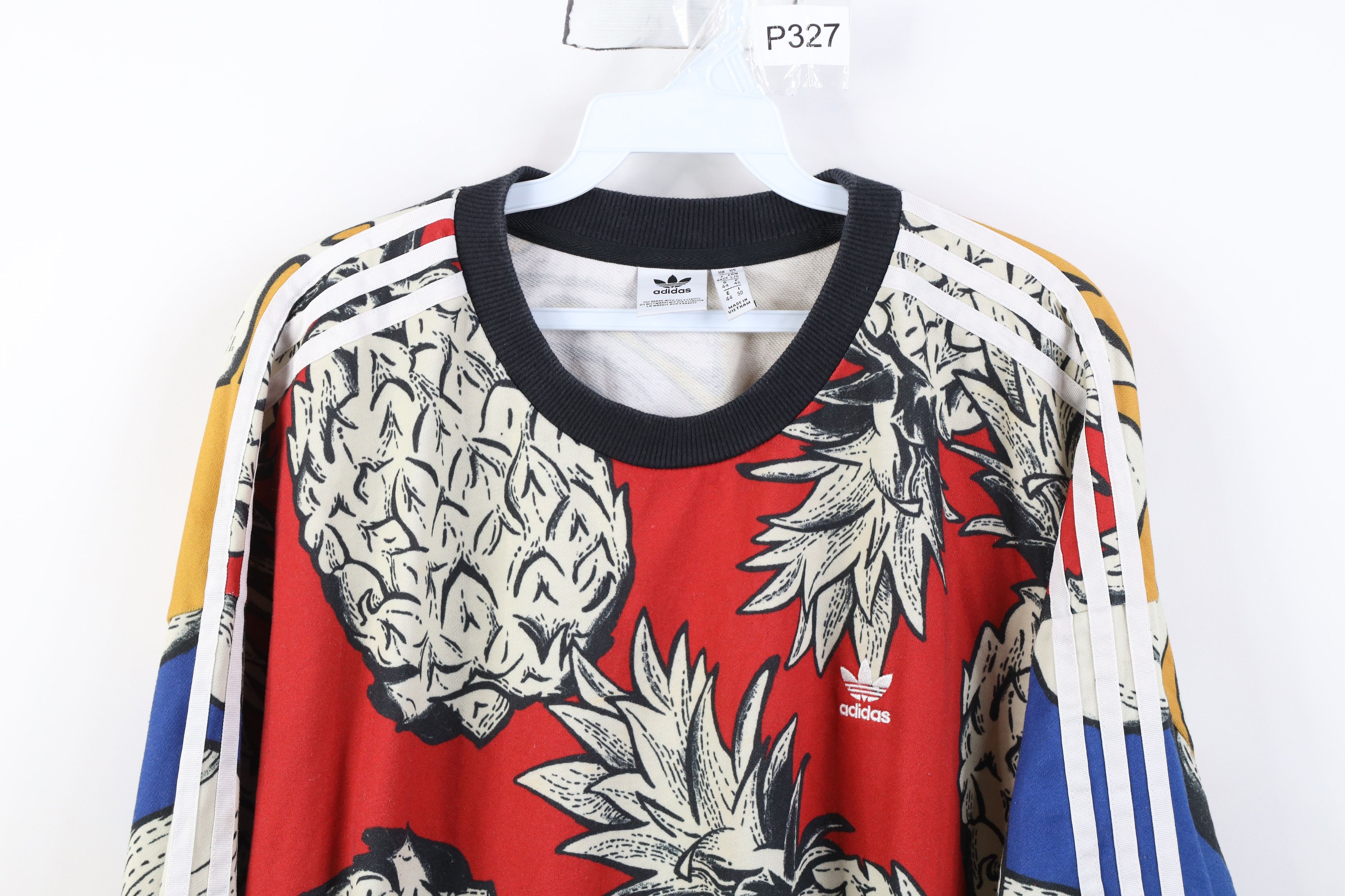 Adidas Adidas x The Farm Spell Out Pineapple Boyfriend Sweatshirt Size L / US 10 / IT 46 - 2 Thumbnail