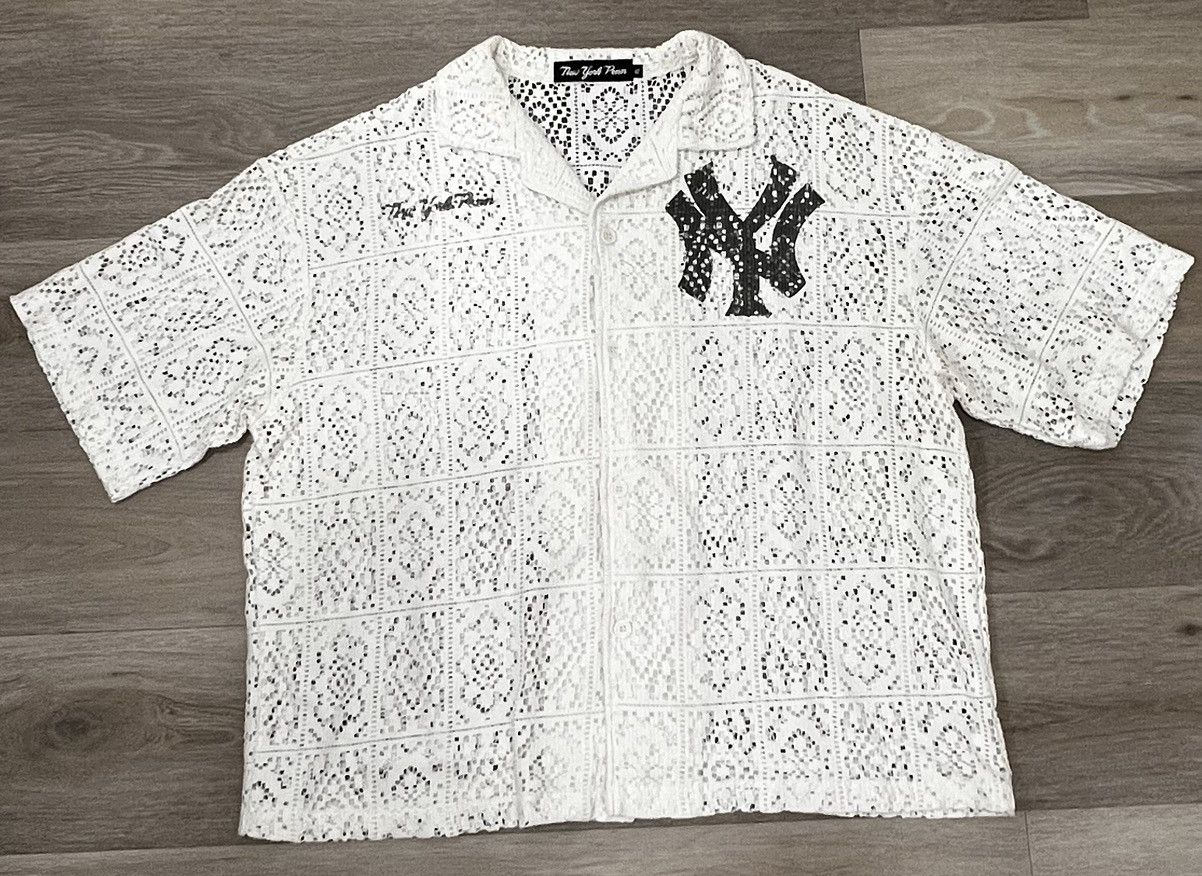 New York Yankees New York Penn Yankees Camp Shirt Size US XL / EU 56 / 4 - 1 Thumbnail
