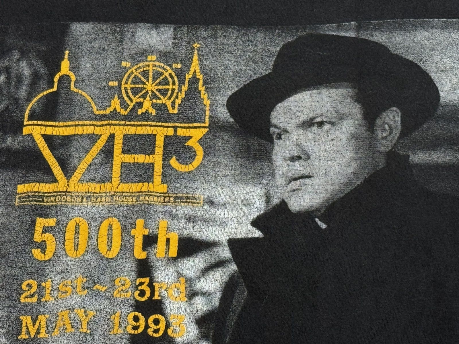 Vintage Vintage 90s Orson Welles The Third Man T Shirt Film Noir Size US XL / EU 56 / 4 - 3 Thumbnail