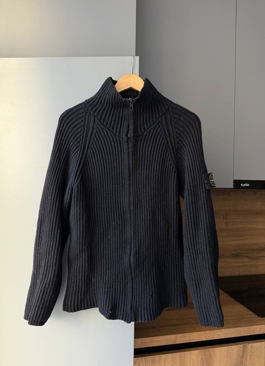 Massimo Osti Vintage Stone Island Knit Sweater Rare Size US XL / EU 56 / 4 - 2 Thumbnail
