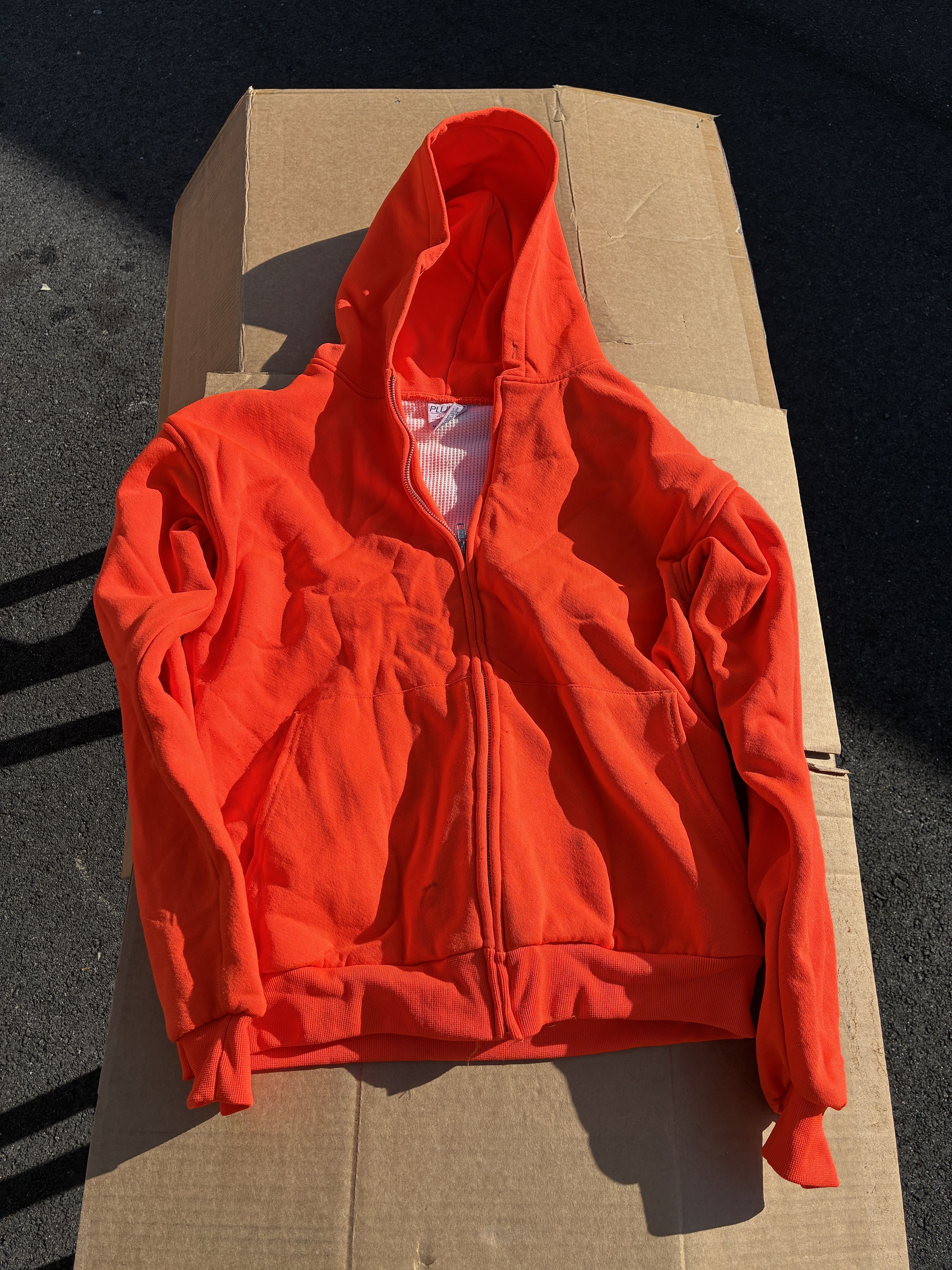 Other Vtg Pluma Full Zip Hoodie Waffle Lined Thermal Men’s Large Size US L / EU 52-54 / 3 - 1 Thumbnail